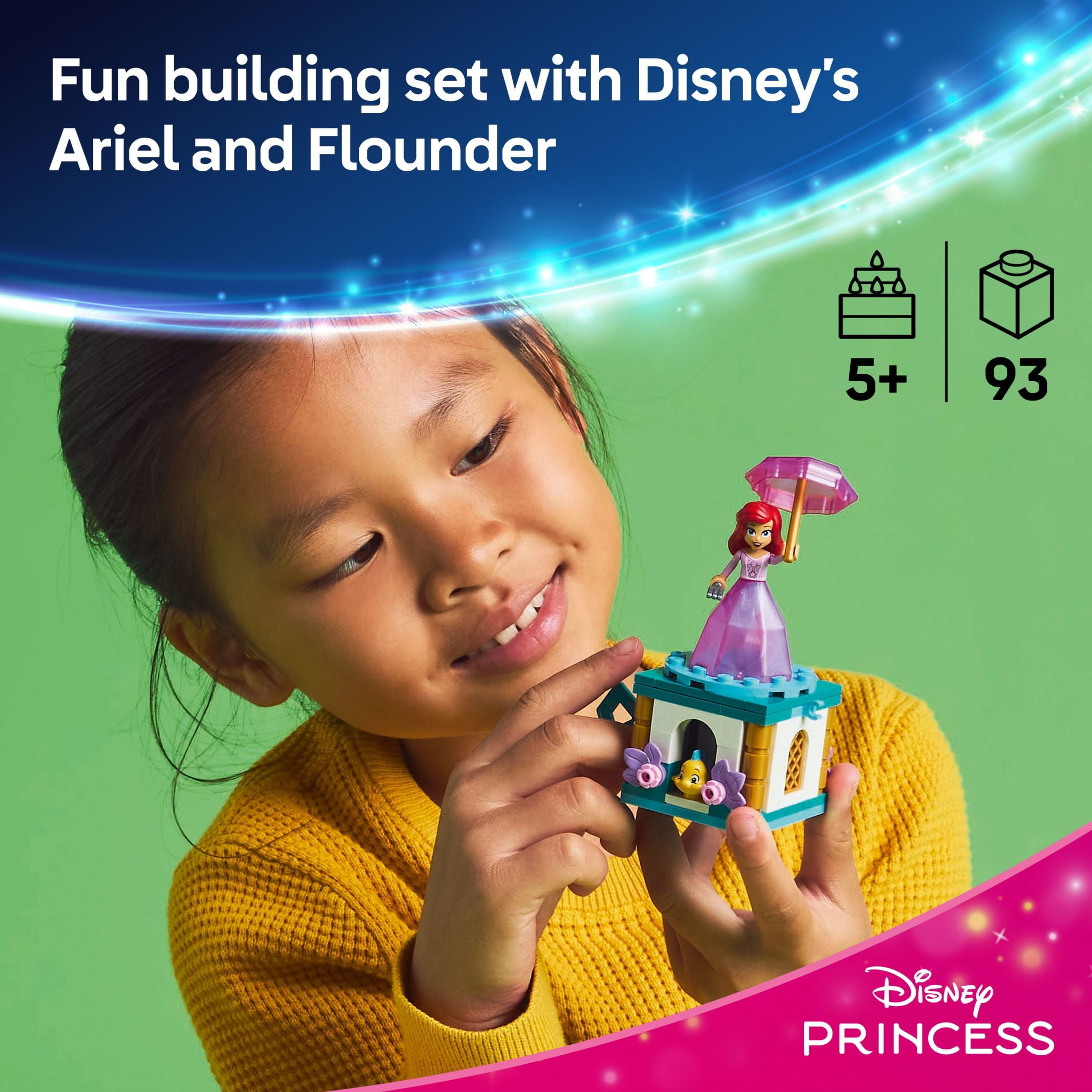 LEGO Disney Princess Twirling Ariel Building Set (4 in. High) 14wz9