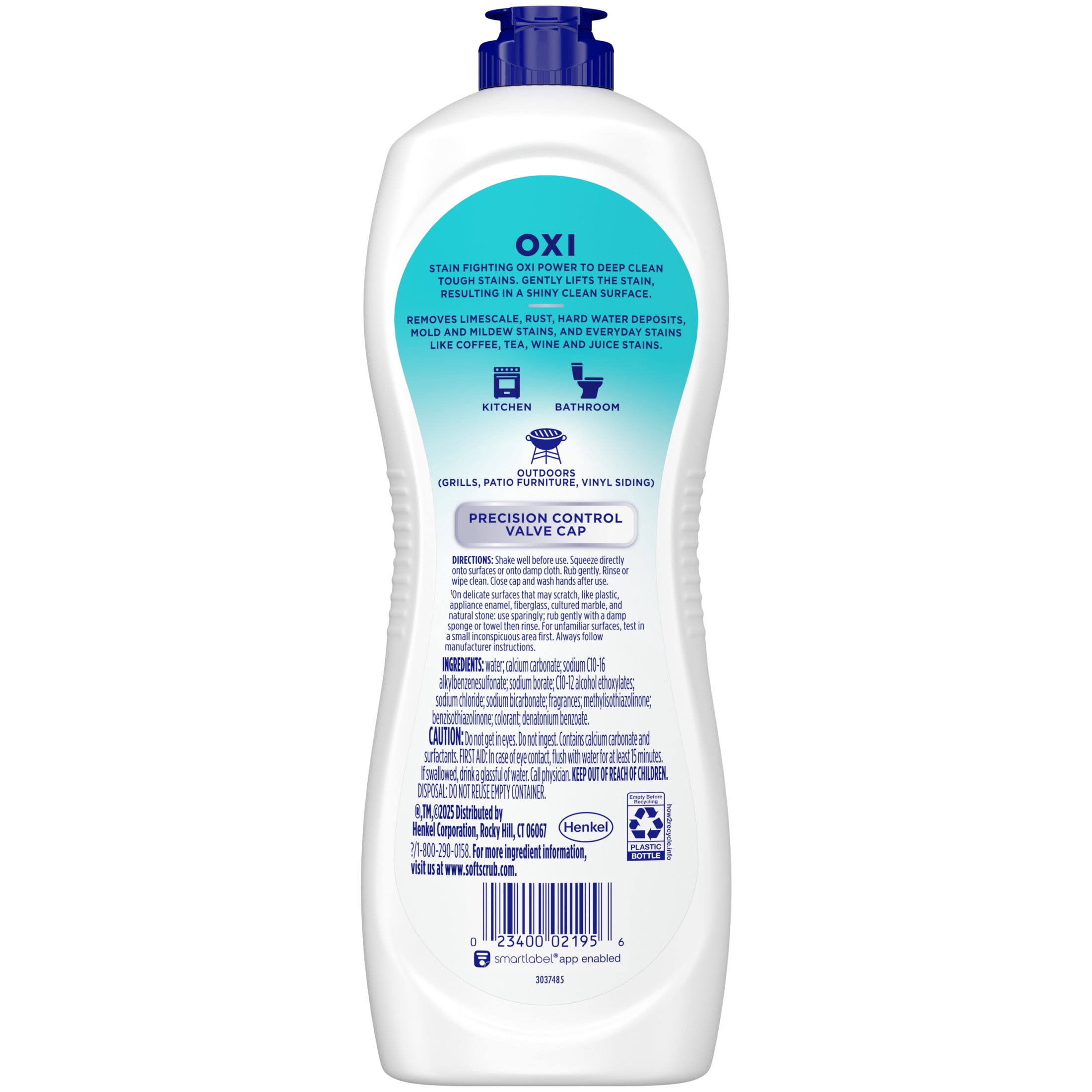 Soft Scrub Oxi Multi-Surface Cleaner, Stain Fighting Deep Cleaning Power (24 oz) 7h0s5 - Image 11
