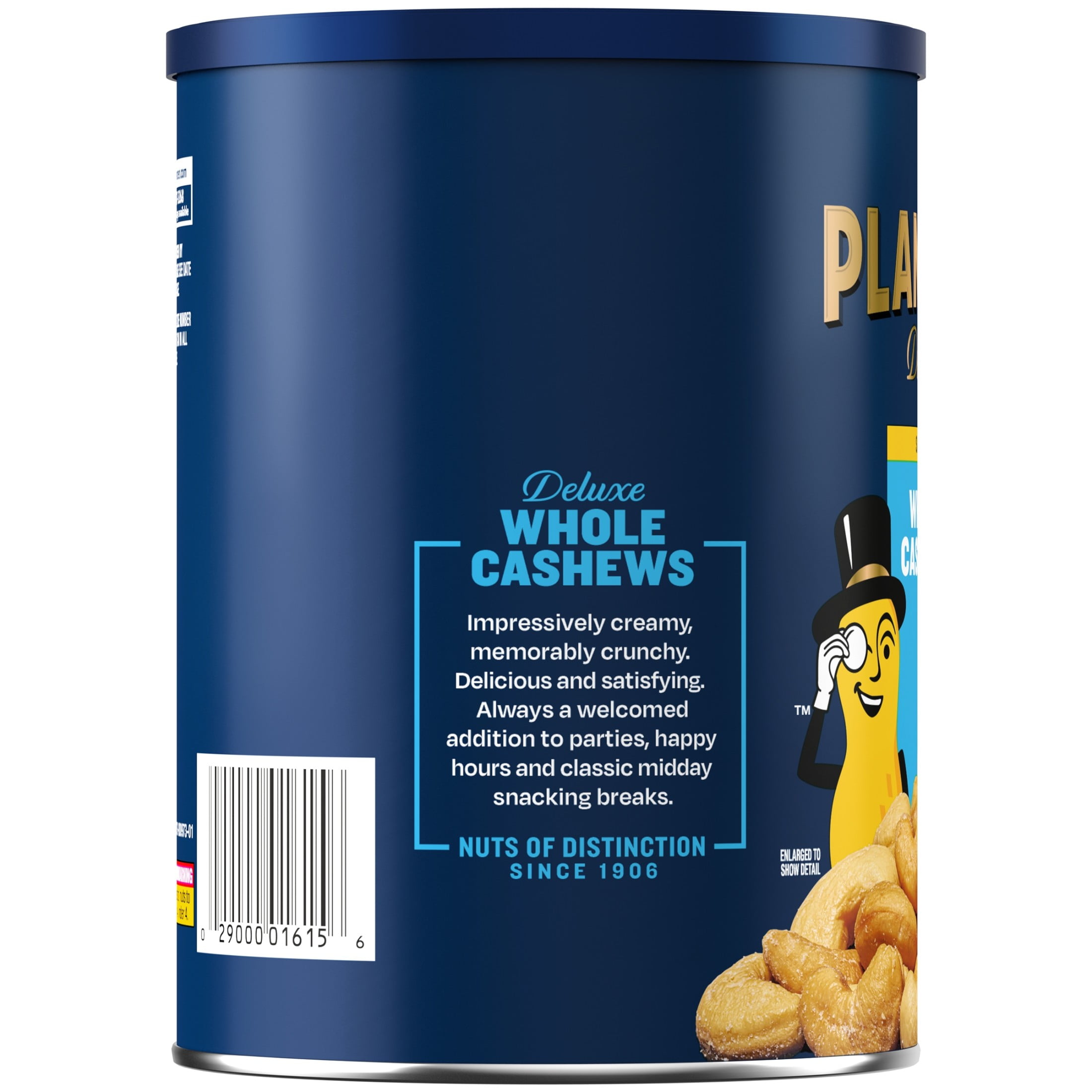 PLANTERS Deluxe Salted Whole Cashews, Roasted Nut Snack, Plant Based Protein (18.25 oz) 554a6
