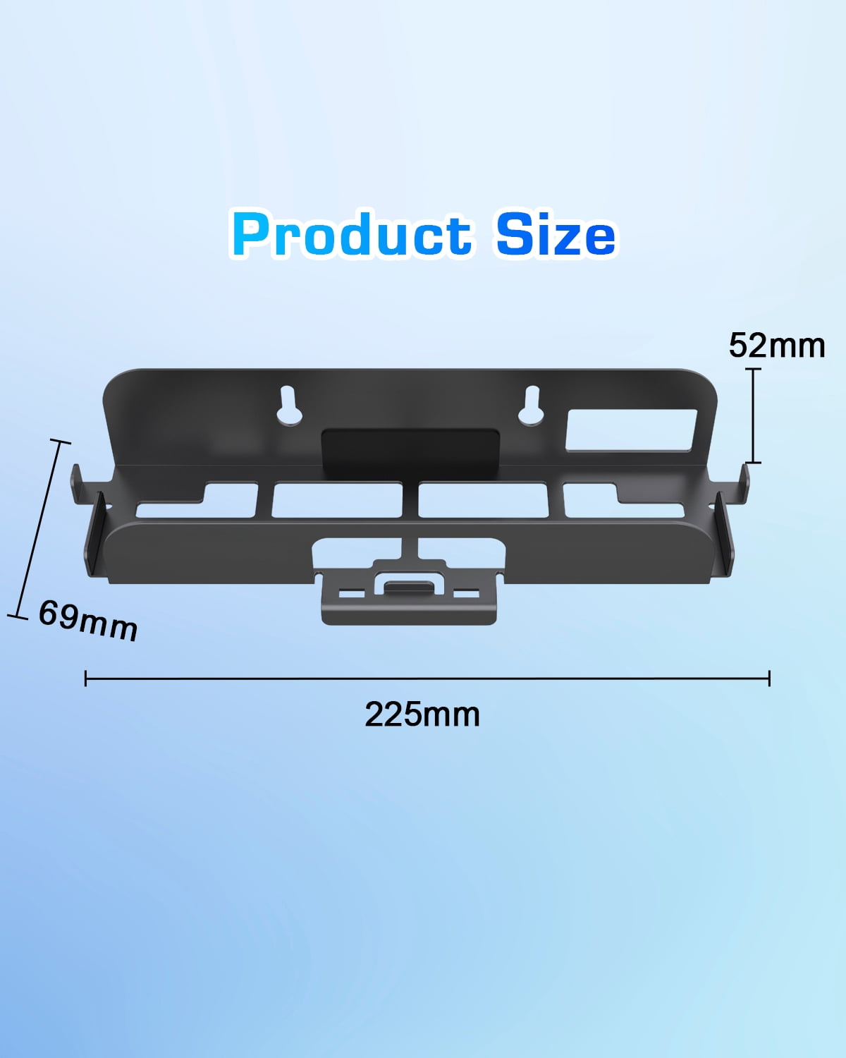 JZW-Shop Wall Mount Bracket for Nintendo Switch 2 Console and Controllers (Black, 1 Pack) zb5js