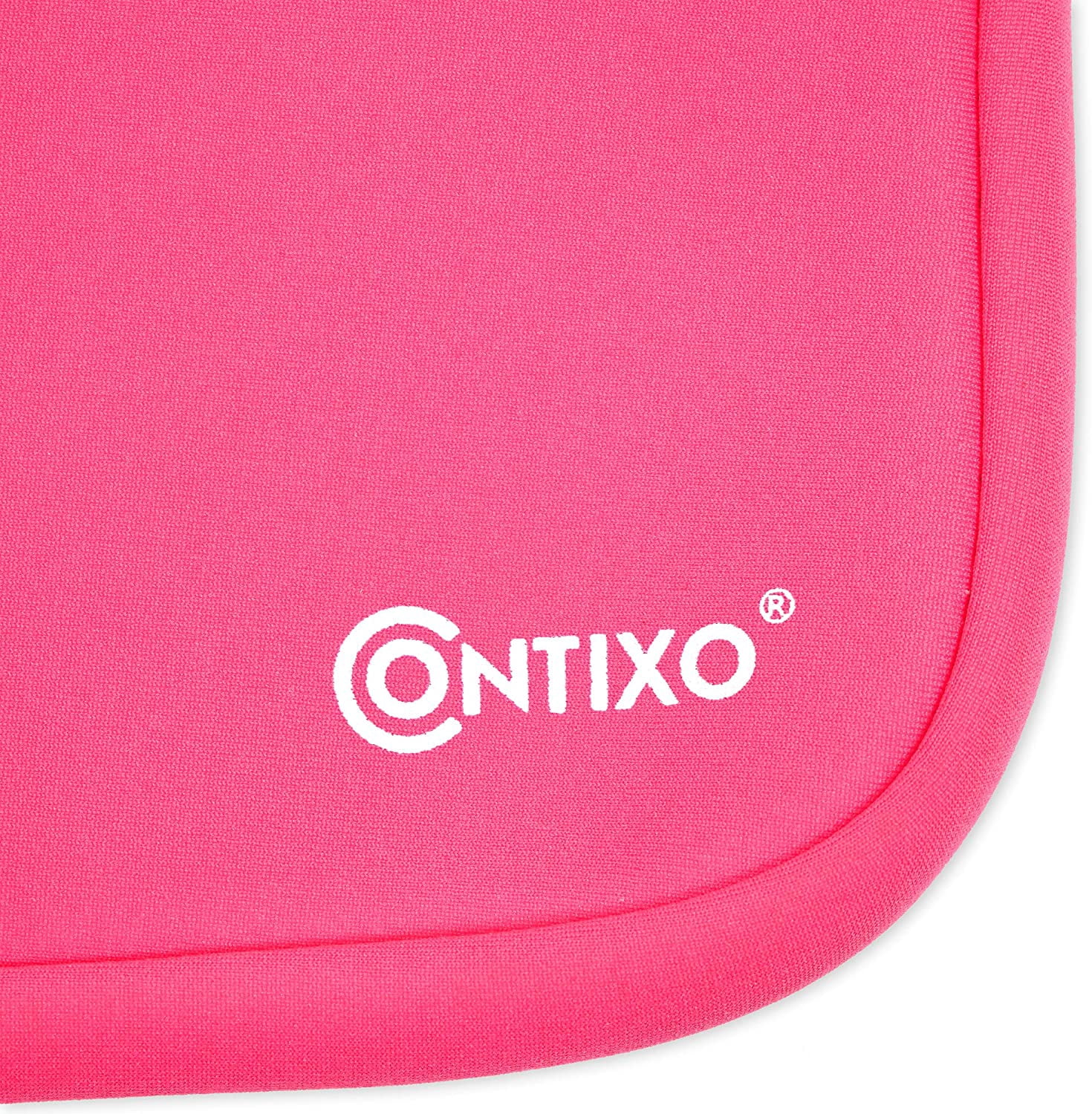 Contixo Kids Tablet Carrying Case, Water-Resistant Neoprene Sleeve with Accessory Pocket (Pink, 10 in) wi9fq