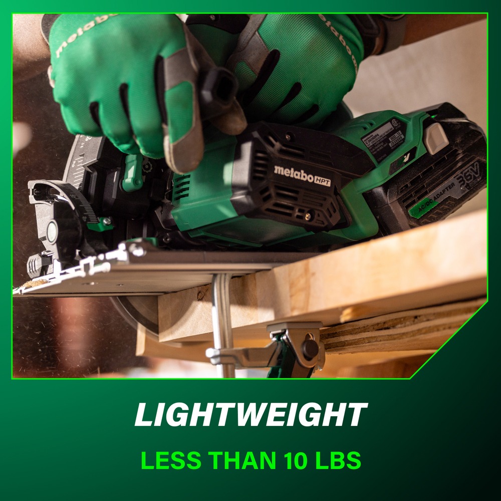 Metabo HPT C3606DPAM 36V MultiVolt Brushless Cordless Track Saw Kit (6-1/2 in, 4 Ah) j7546