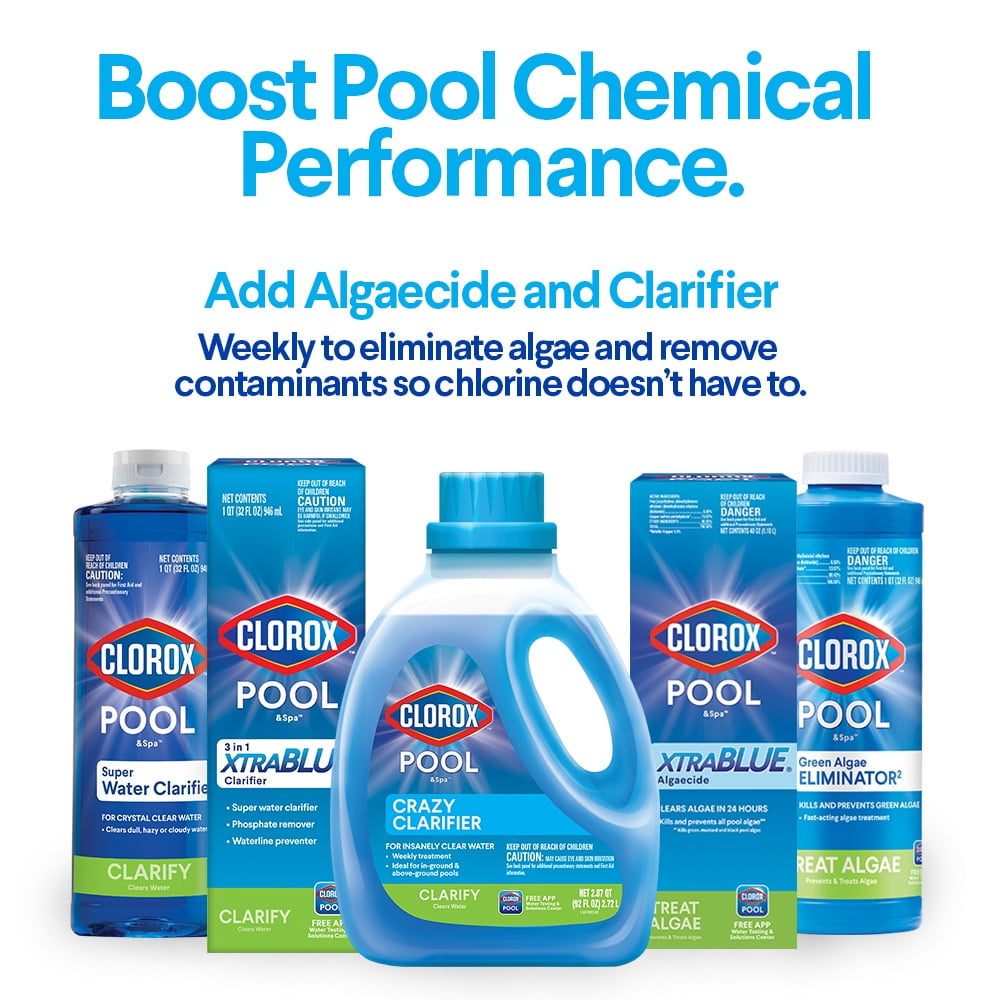 Clorox Pool&Spa Chlorinating Tablets for Swimming Pools (3 in, 5 lb) 3h3uc