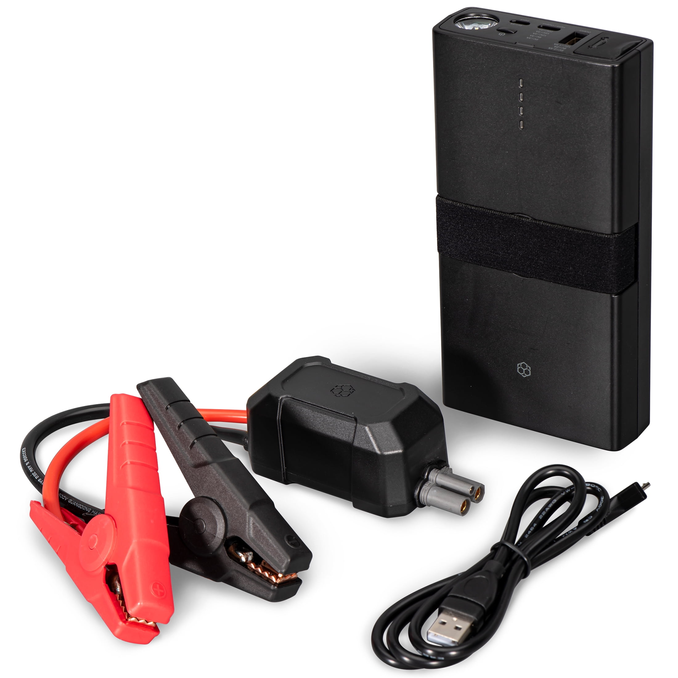YADA Power Bank Pro Car Battery Jump Starter and Portable Charger (Black, 10000 mAh) vtajg
