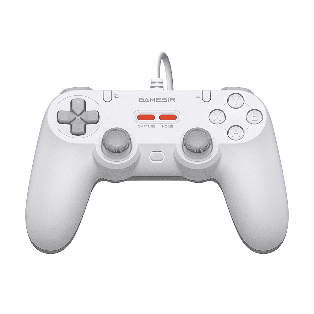 GameSir Tegenaria Lite Wired Gaming Controller with Hall Effect Sticks and Mappable Back Buttons (White) phj2b
