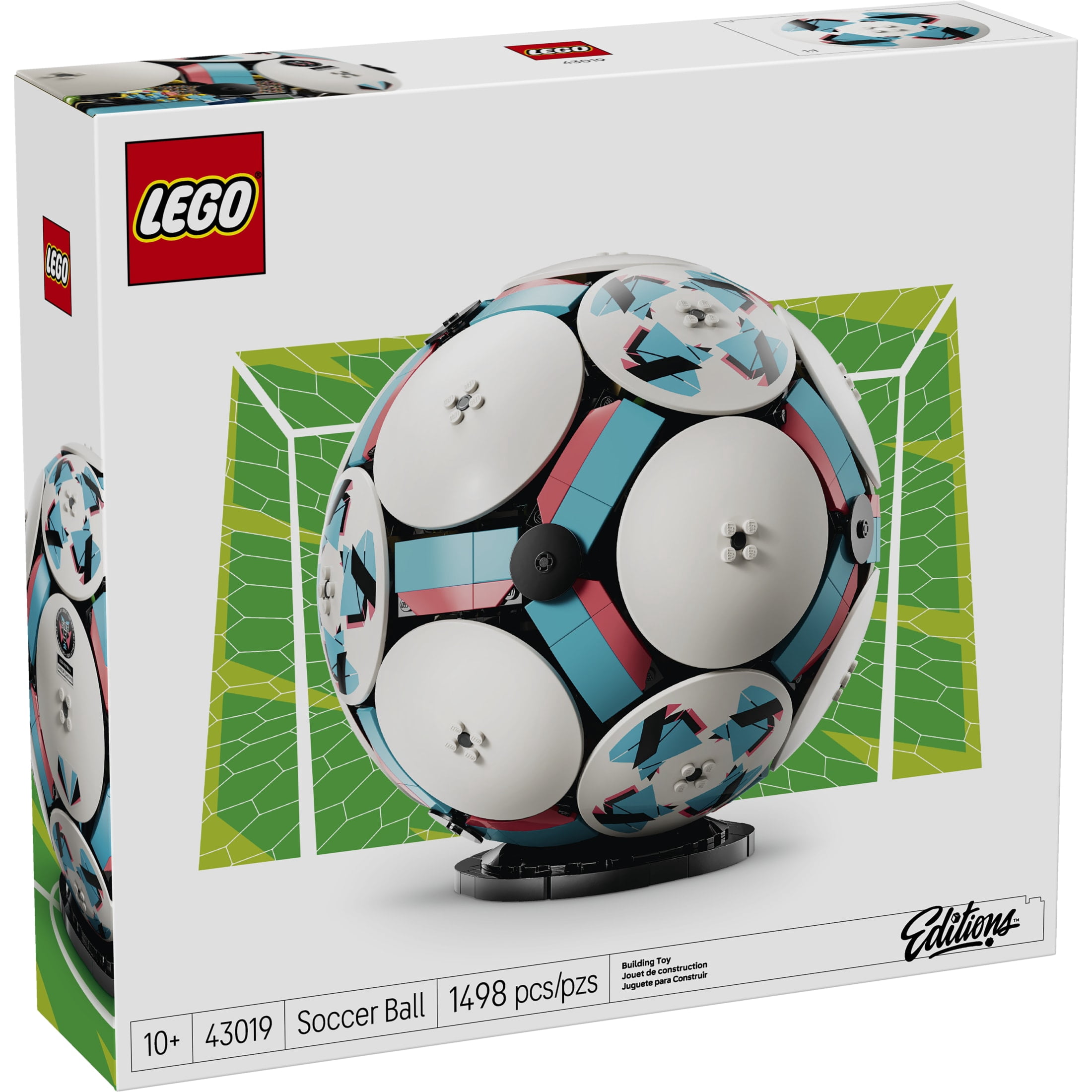 LEGO Soccer Ball Building Set, Collectible Sports Decor with Micro Stadium Display (8.5 in) rtqaz