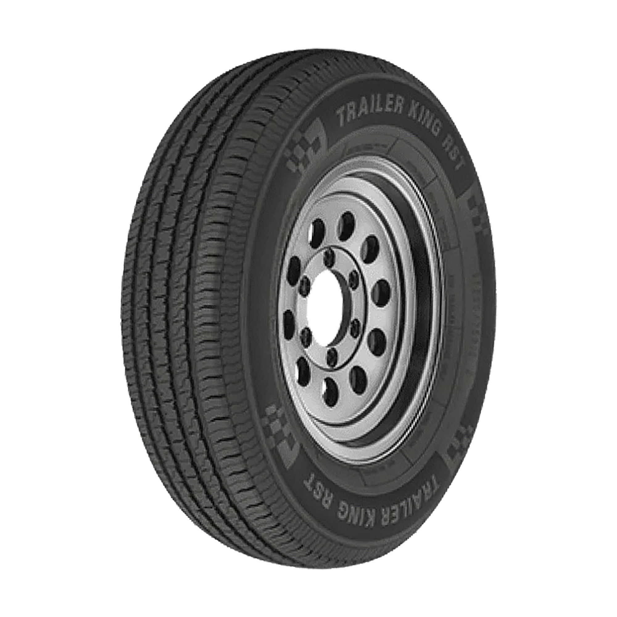 Trailer King RST II ST205/75R14 Radial Trailer Tire (Load Range D, 1 Tire) ebct9