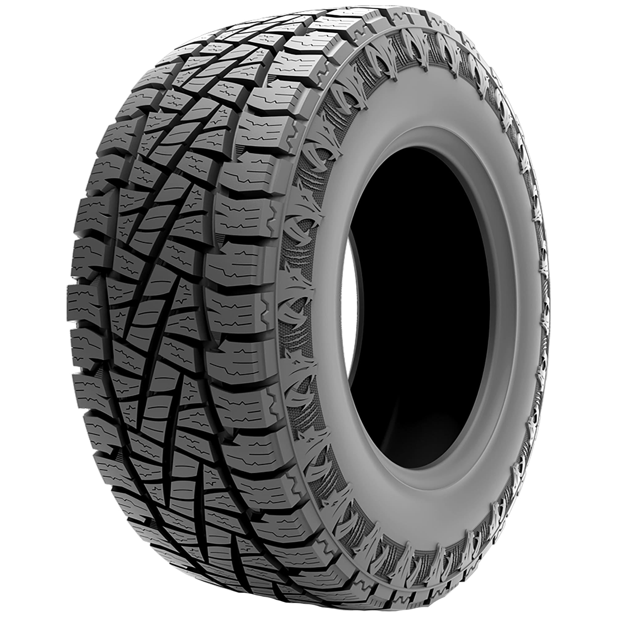 Gripmax MaxGrip A/T All Terrain Light Truck Tire (Black Sidewall, LT265/70R18) htari