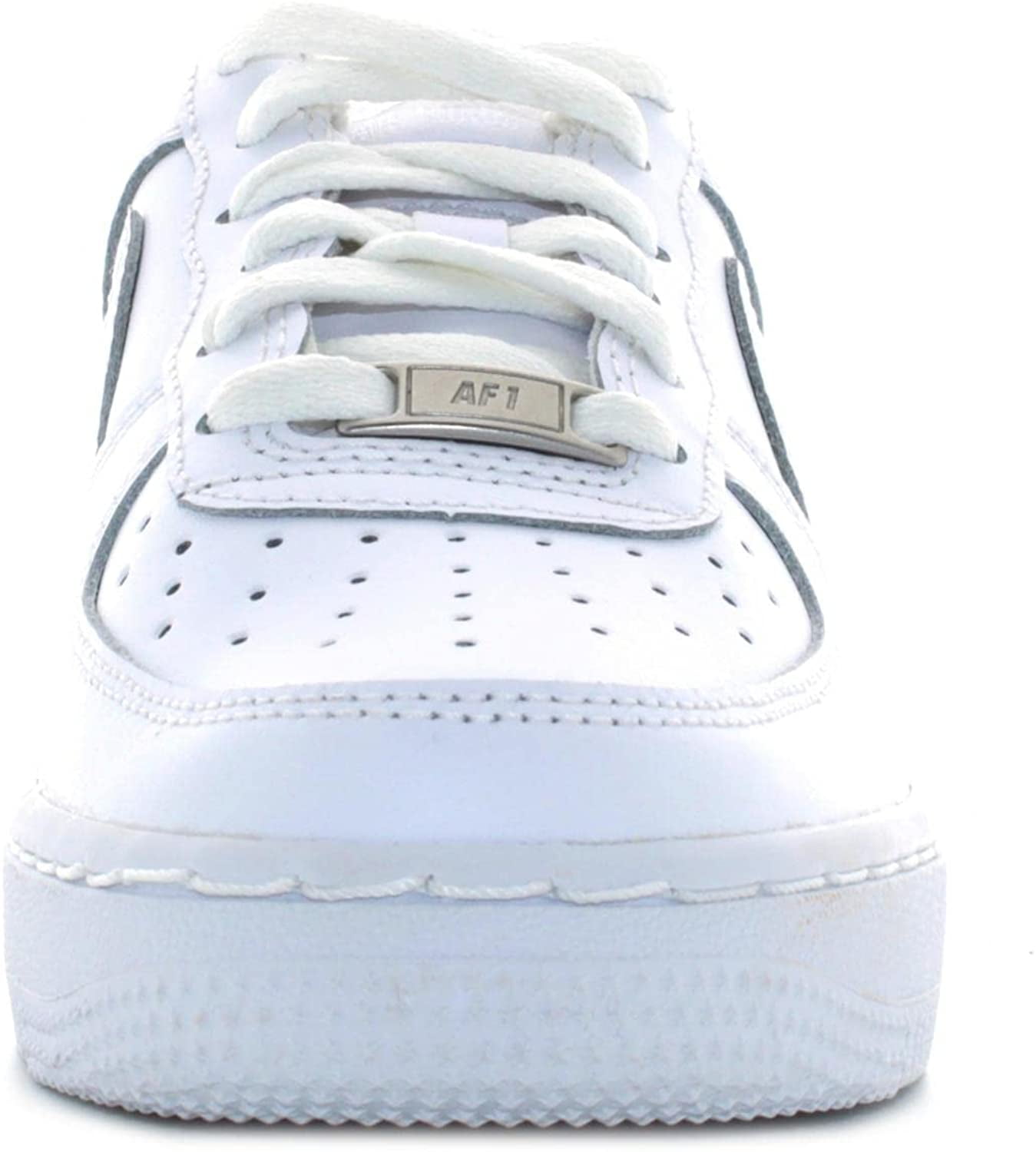 Nike Air Force 1 Low LE Kids Casual Sneakers (White, 4.5 Big Kid) 8nlrv