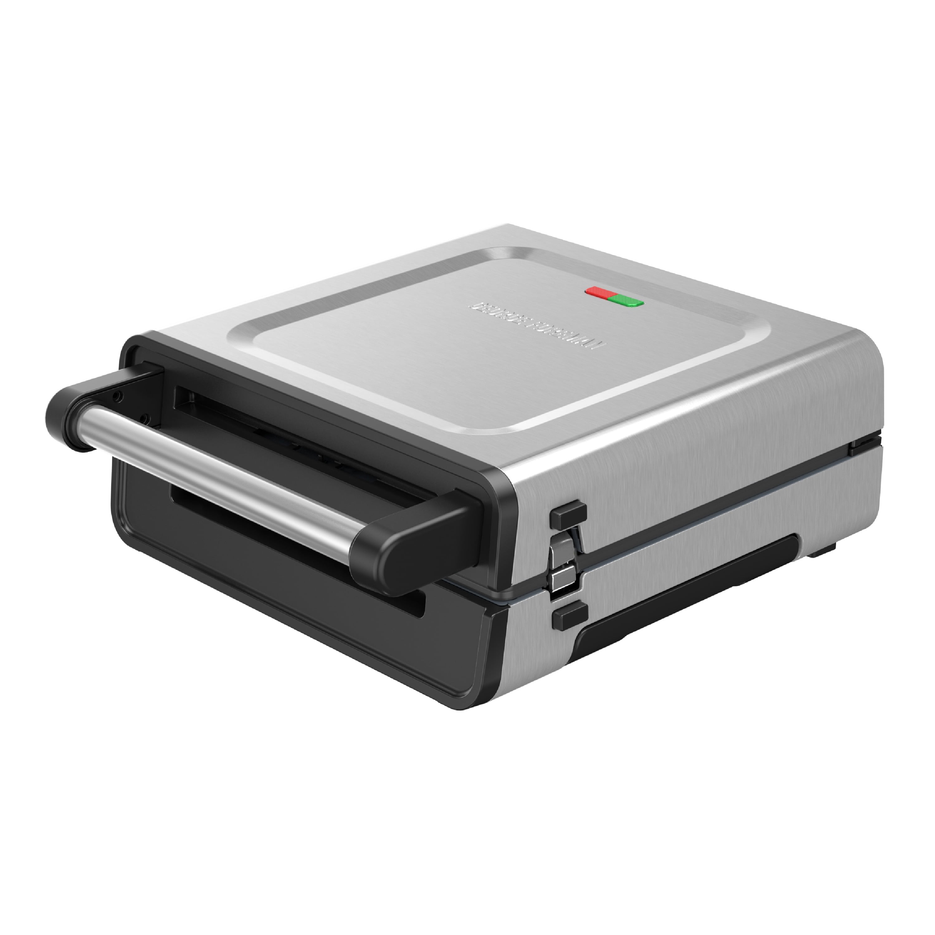 George Foreman Electric Indoor Grill, Smokeless Contact Grilling with Removable Plates (Silver, 90 sq in) jdmso