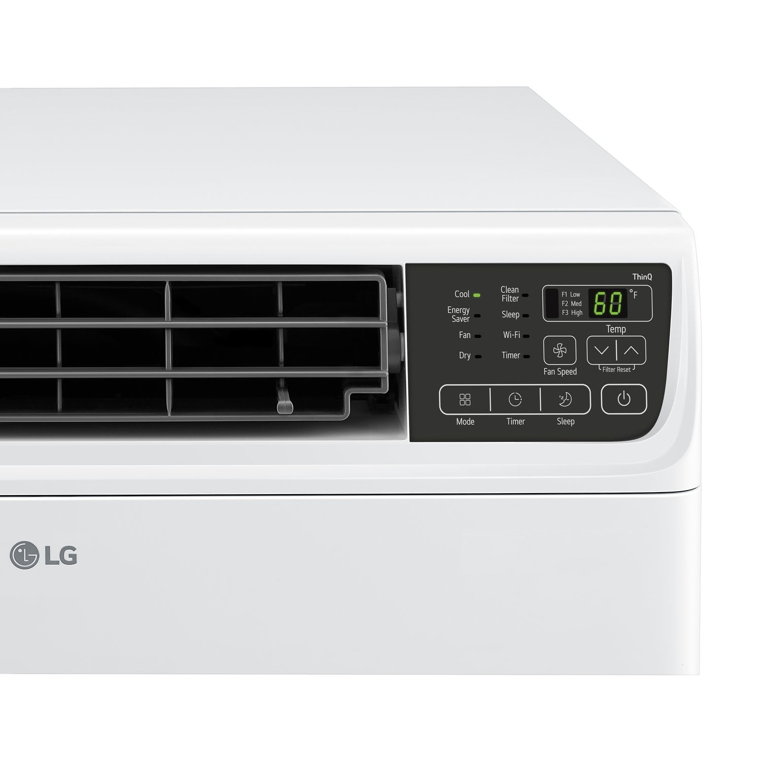 LG Dual Inverter Window Air Conditioner with Wi-Fi and Remote (8,500 BTU, 350 sq. ft. Coverage) kwkr3