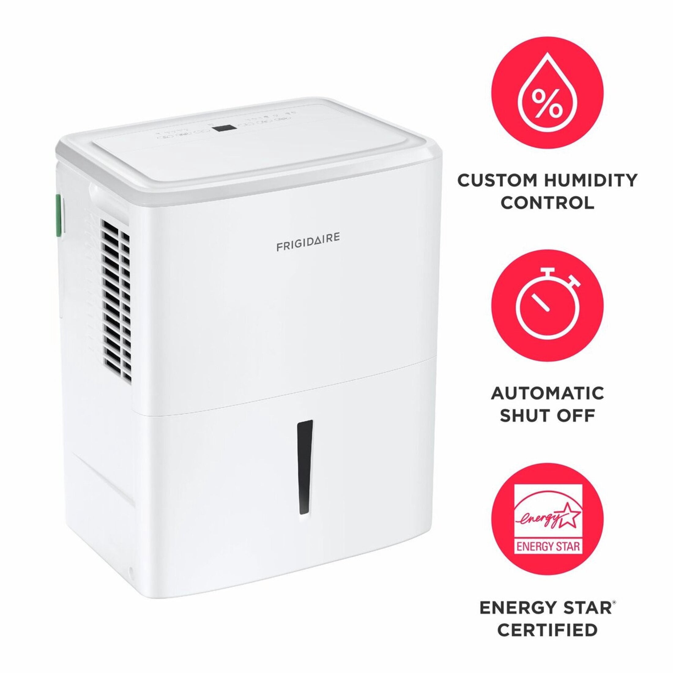 Frigidaire 35 Pint Dehumidifier with Wi-Fi and Smart Home Control (White, 35 Pint) 0jfyw