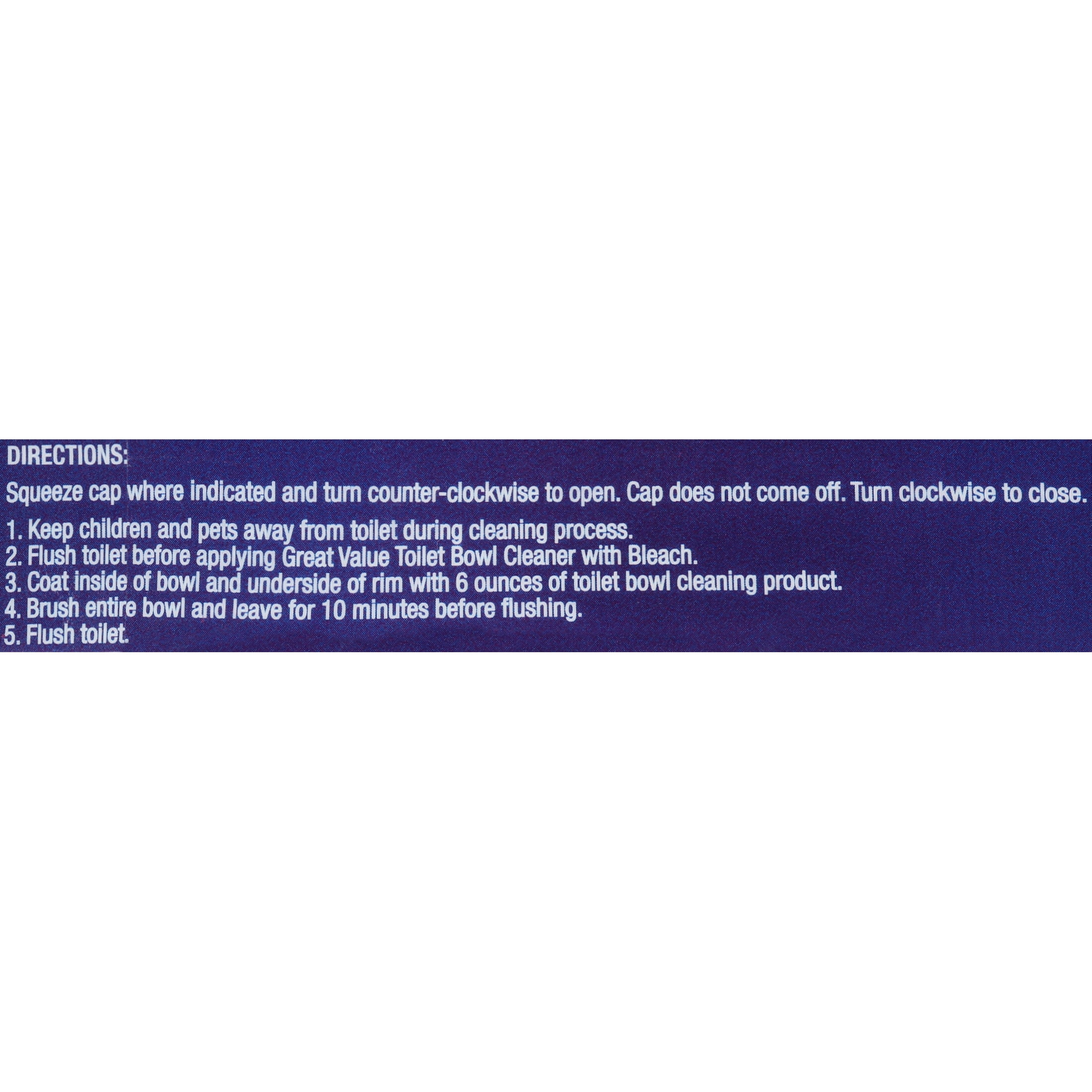 Great Value Toilet Bowl Cleaner with Bleach, Heavy-Duty Stain Remover, Fresh Scent (24 fl oz) kgmp6