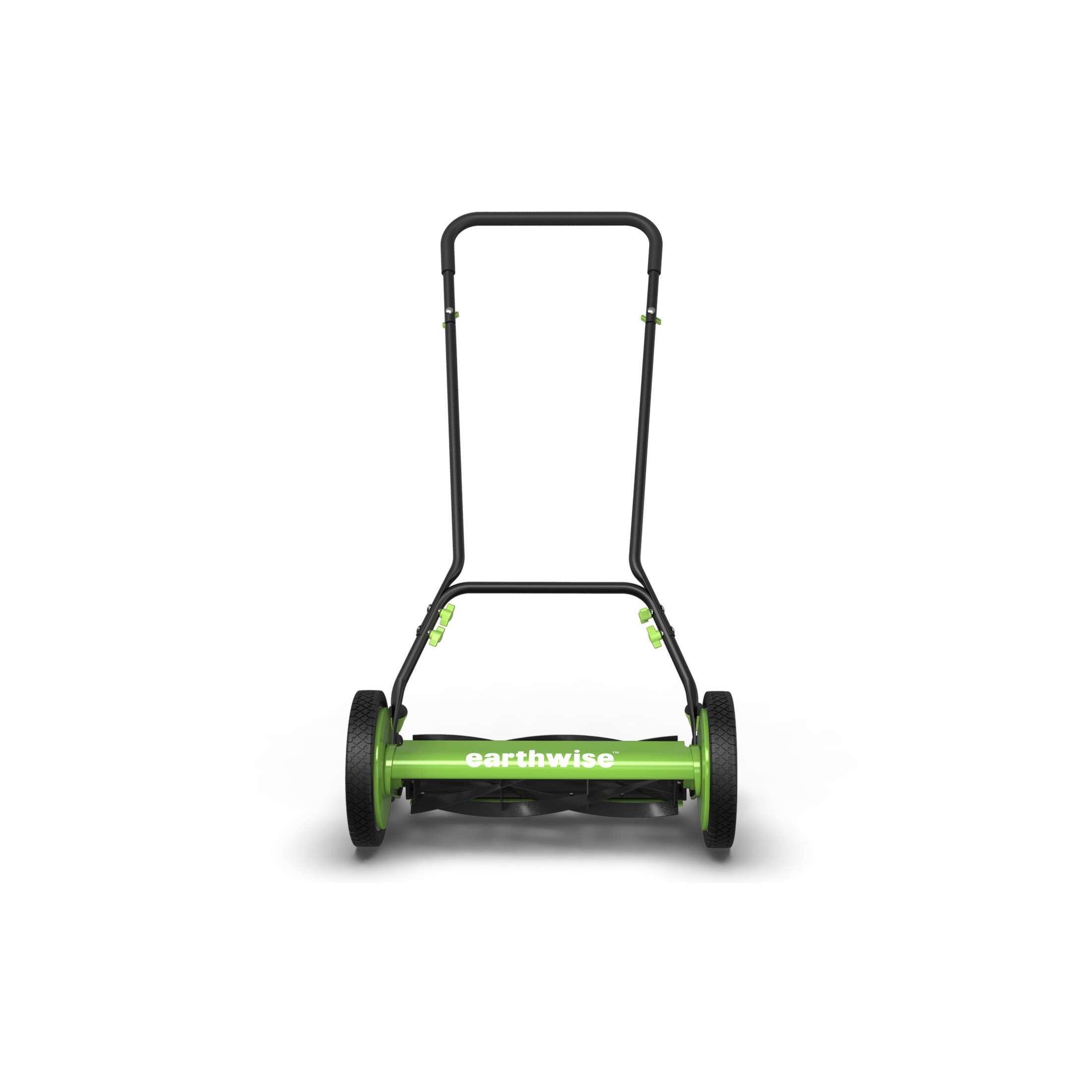 EarthWise 16 in 5-Blade Push Reel Mower (Grey, 16 in) stsvq