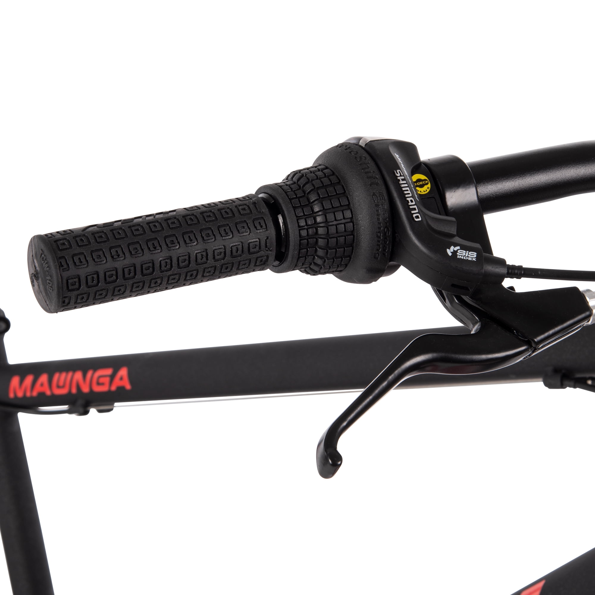 Huffy Maunga Fat Tire Mountain Bike, Durable Steel Frame, 7-Speed Shimano Drivetrain, Disc Brakes (Black/Red, 26 in) m5cel - Image 11