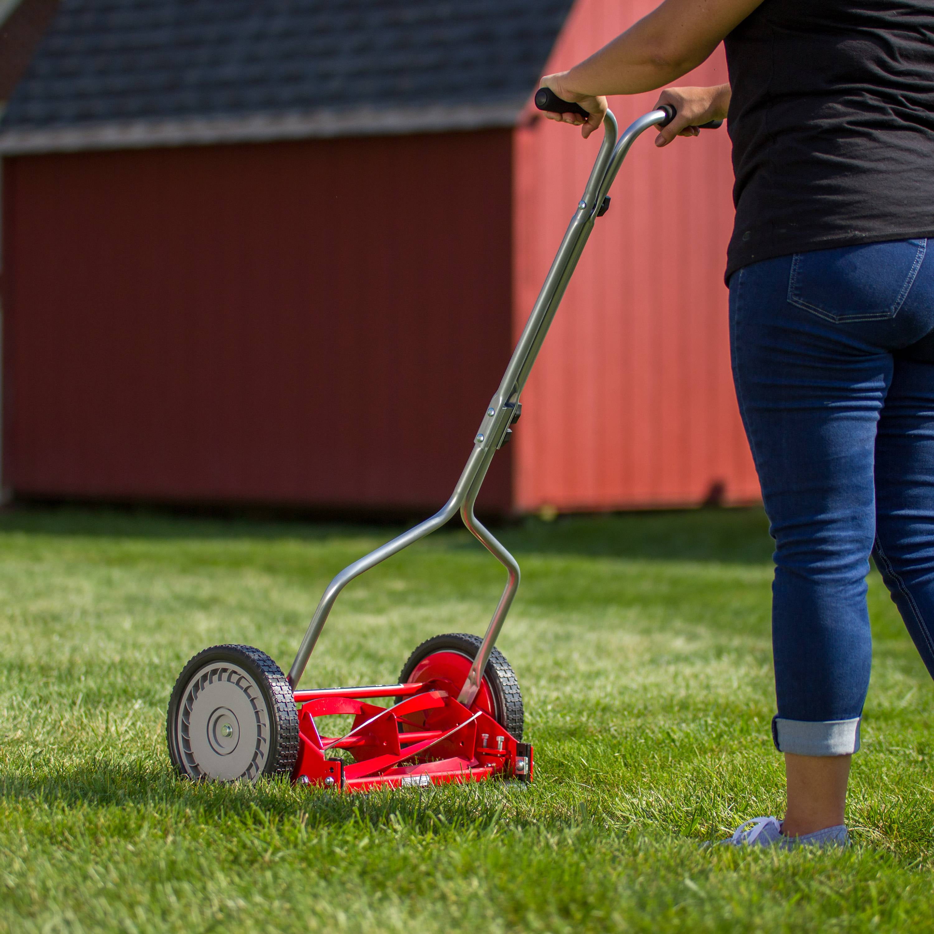 Great States 14 Inch 5-Blade Reel Lawn Mower (Red, 14 in) xcin5