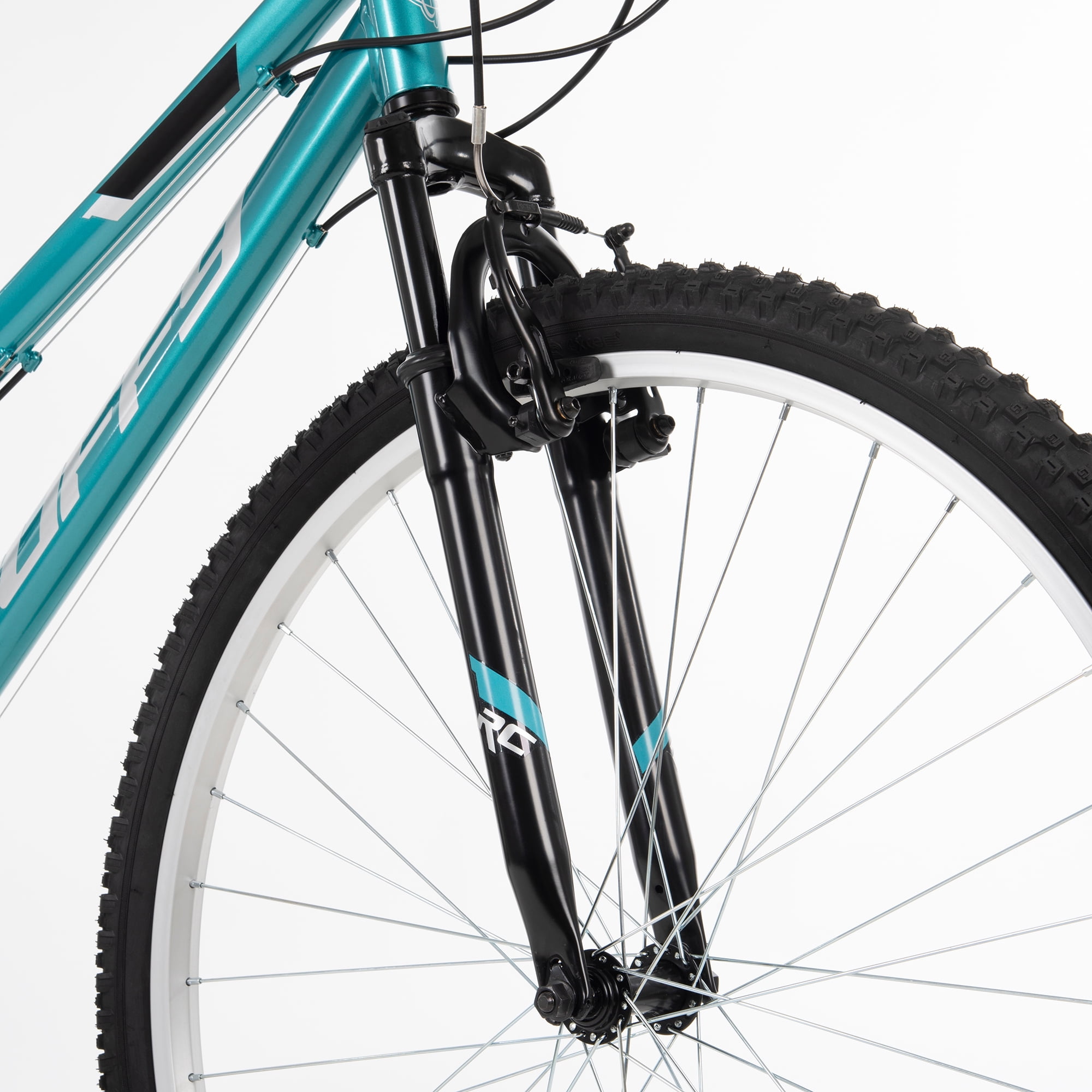 Huffy Rock Creek Mountain Bike, 18-Speed All-Terrain Trail Bicycle (Teal, 29 in) 6kj9n