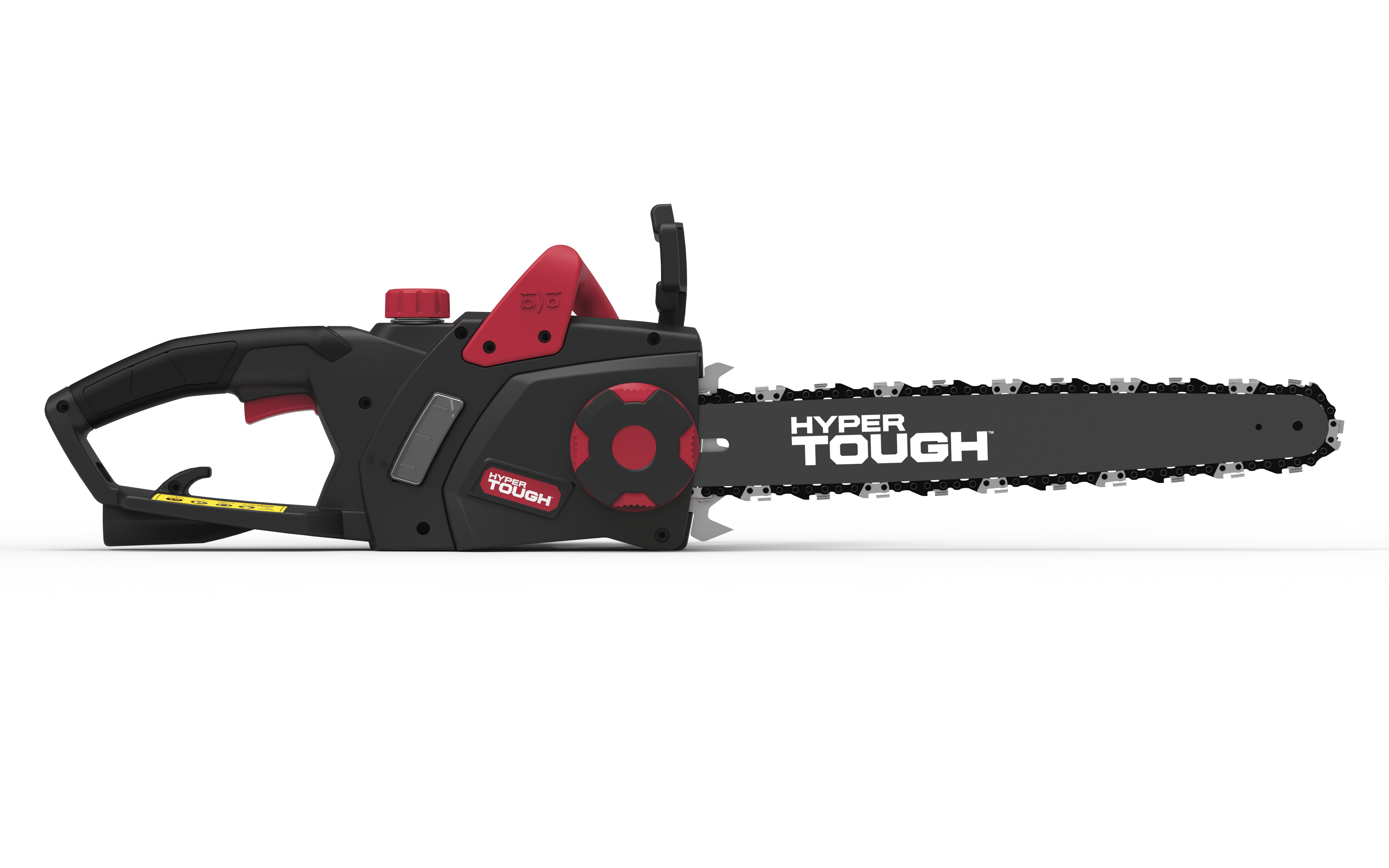 Hyper Tough 16-Inch Electric Chainsaw, 15-Amp Corded Motor, Automatic Oiler, Tool-less Tensioning (16 in) l0mrn