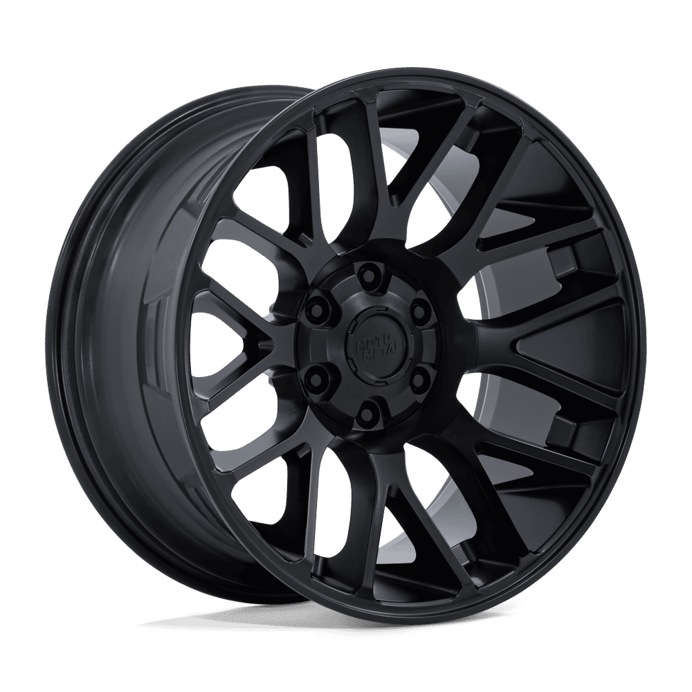 Moto Metal Overlook Custom Wheel, Durable Cast Aluminum Rim, Blackout Finish (20x9 in, 6x135/5.5 Bolt Pattern) 6pez4
