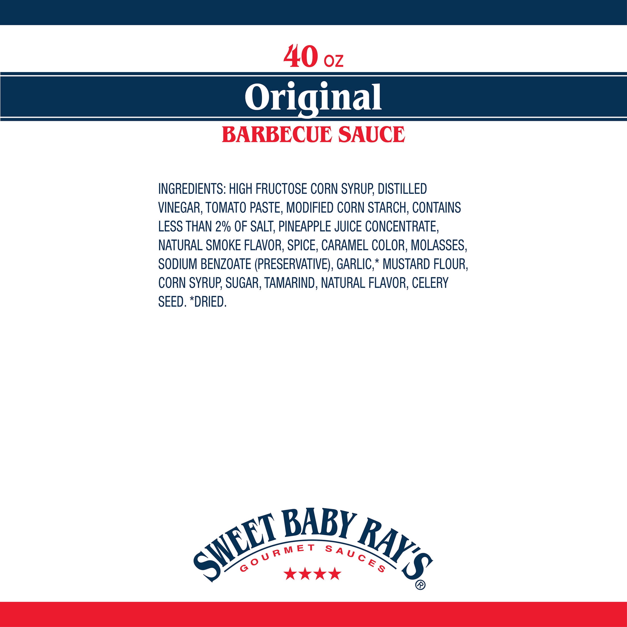 Sweet Baby Ray's Original Barbecue Sauce, Classic Sweet & Tangy Flavor (40 oz) iuqki