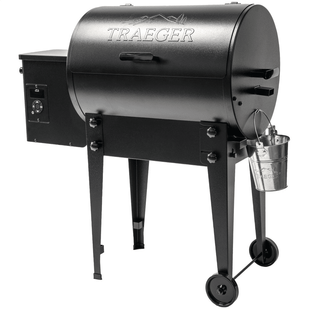 Traeger Pellet Grills Tailgater 20 Wood Pellet Grill and Smoker (Black, 300 sq in) atfy7