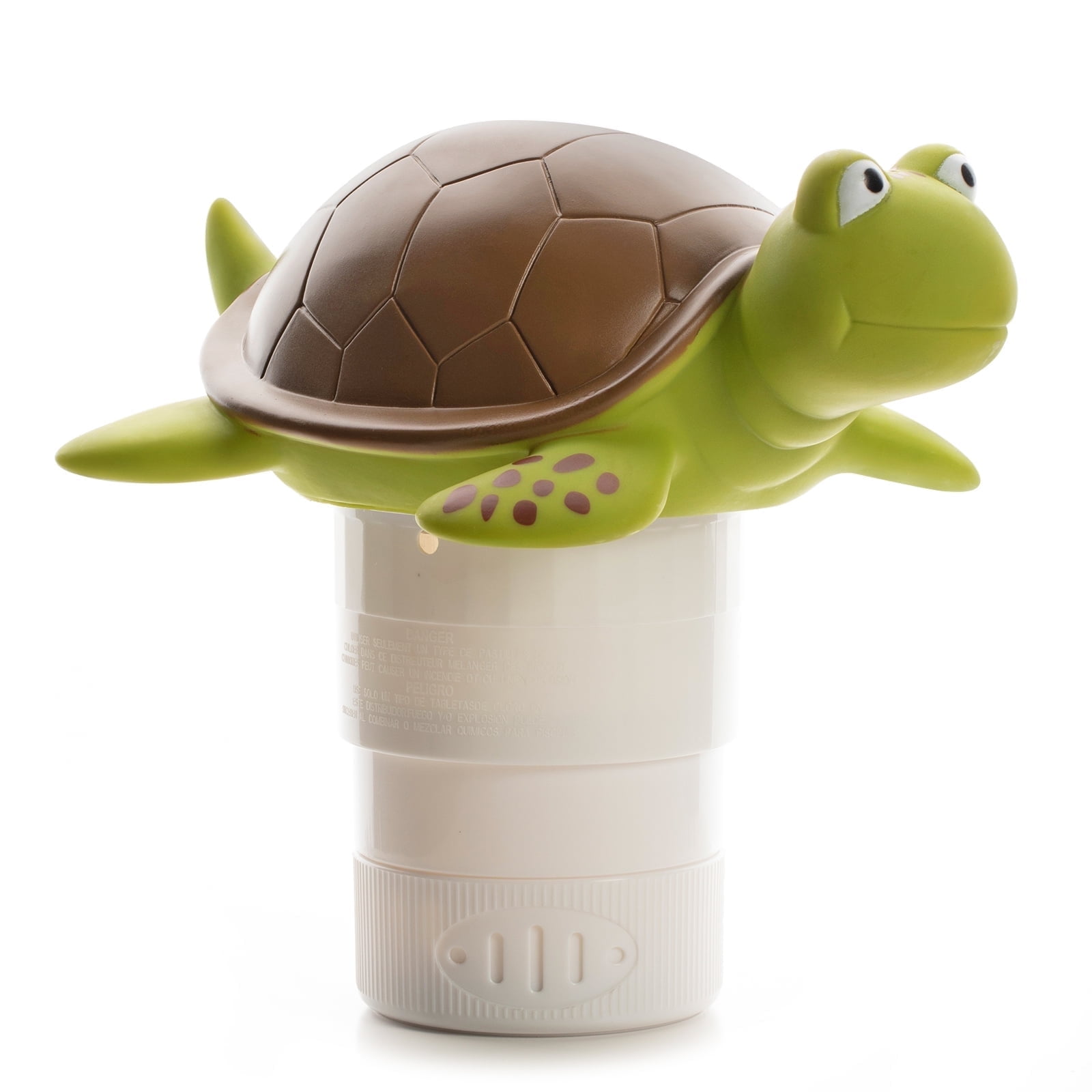 XY-WQ Floating Pool Chlorine Dispenser, Turtle Shape Chemical Tablet Holder for Swimming Pools and Spas (1 Piece) 41itj