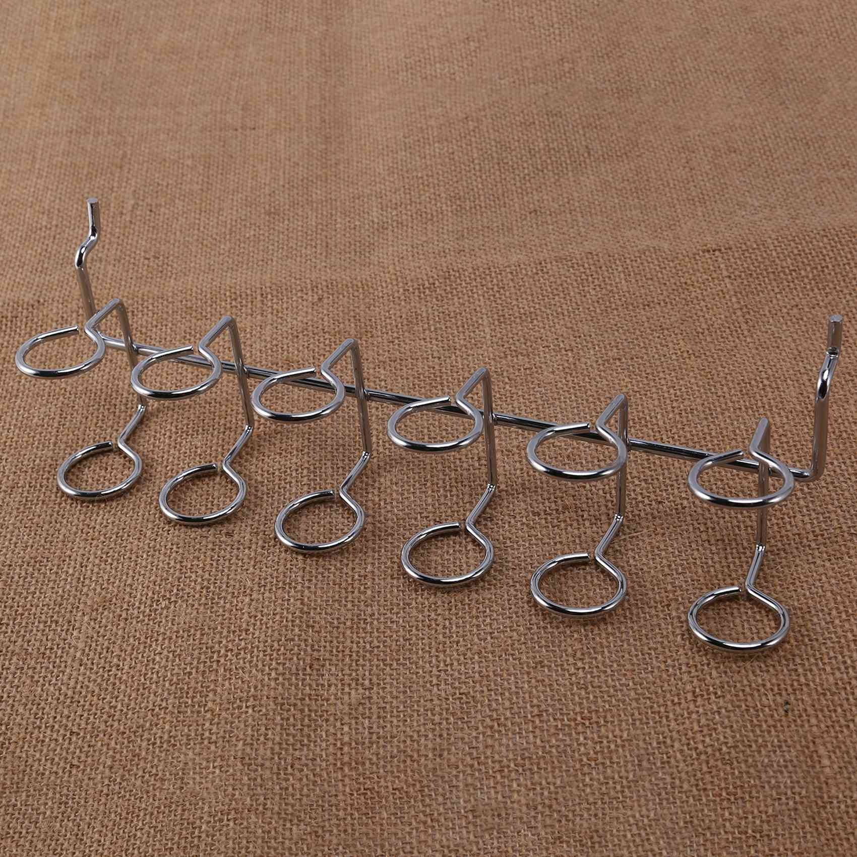 Generic Screwdriver Holder Pegboard Multi-Tool Organizer Rack (Silver, 2 Pack) 66h9x - Image 9