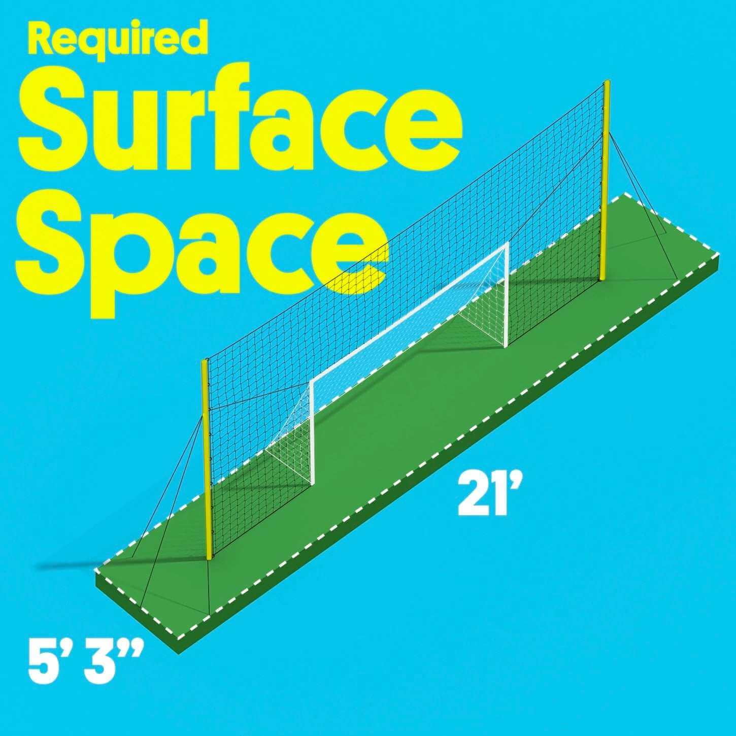 Open Goaaal 3-in-1 Soccer Goal Trainer, Rebounder & Backstop (Grey, 8 ft x 16 ft) nzlf8