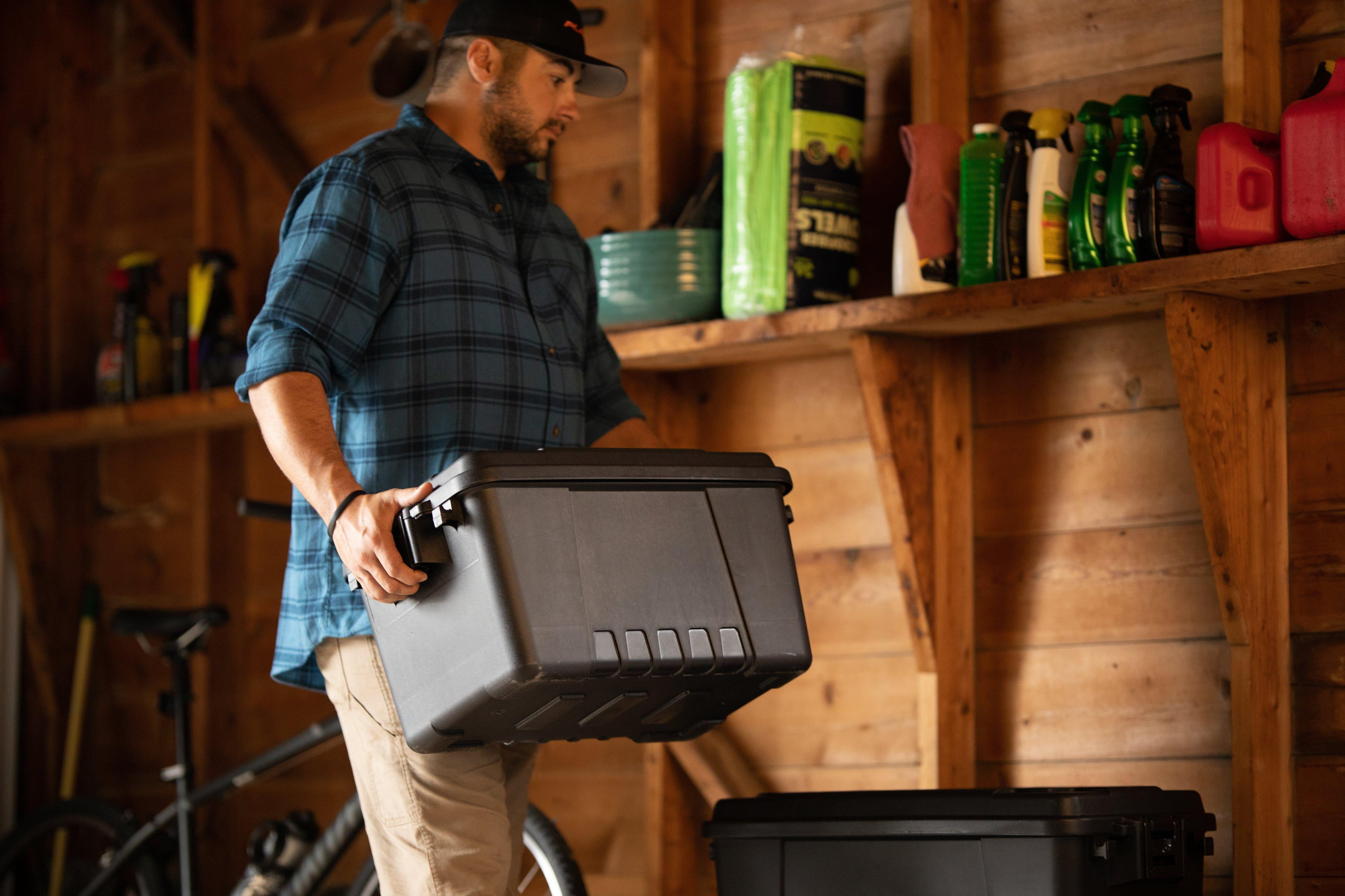 Plano Sportsman's Trunk Heavy-Duty Storage Bin (Black, 14 Gallon) tdouw - Image 5