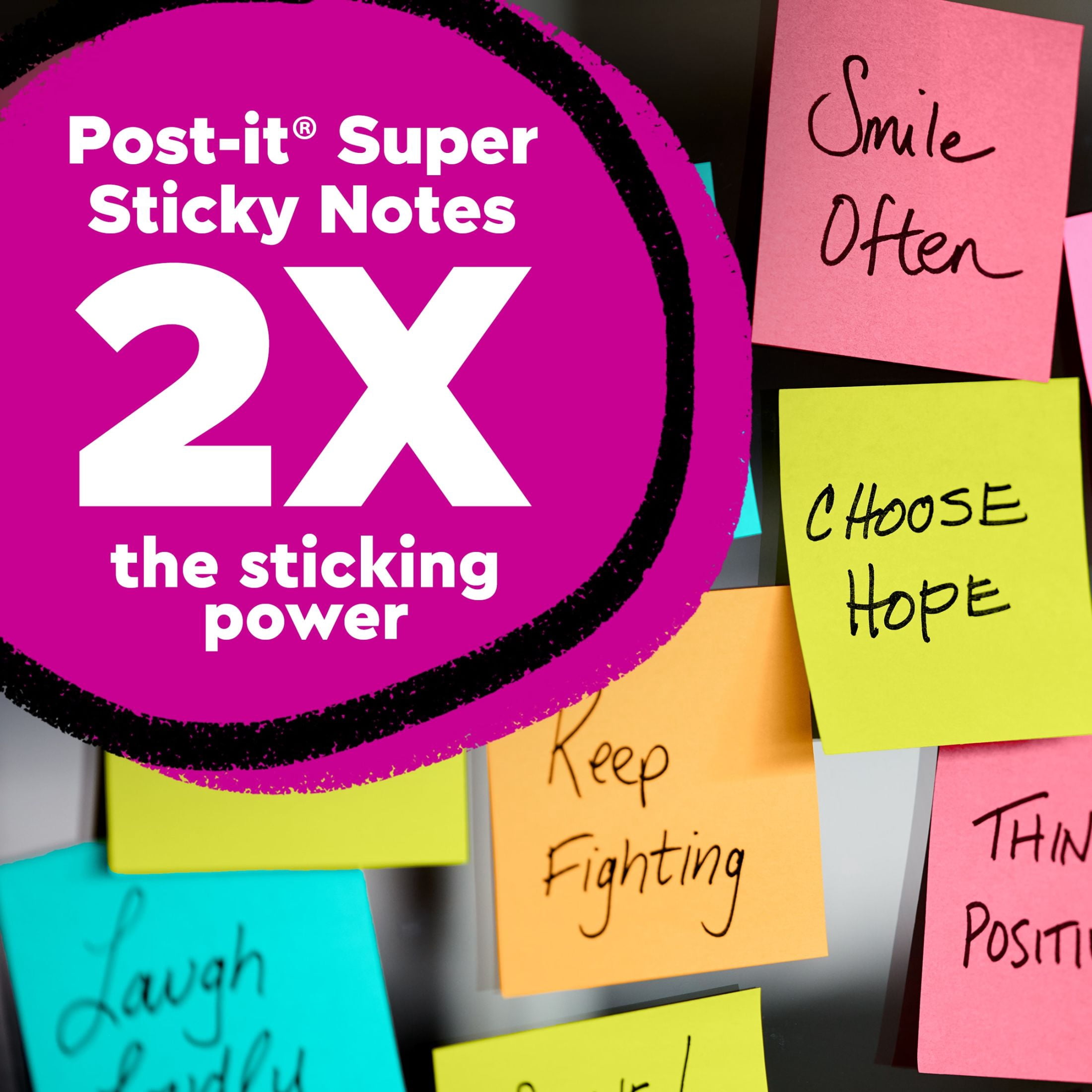 Post-it Super Sticky Lined Notes, Extra Adhesive Reminders for Office and School (Canary Yellow, 4 in x 6 in, 5 Pads) vmvhi