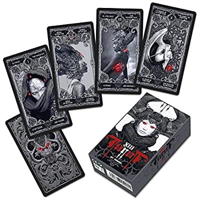Nekro Tarot Cards Deck (Standard Size, 78-Card Set) oy3ga