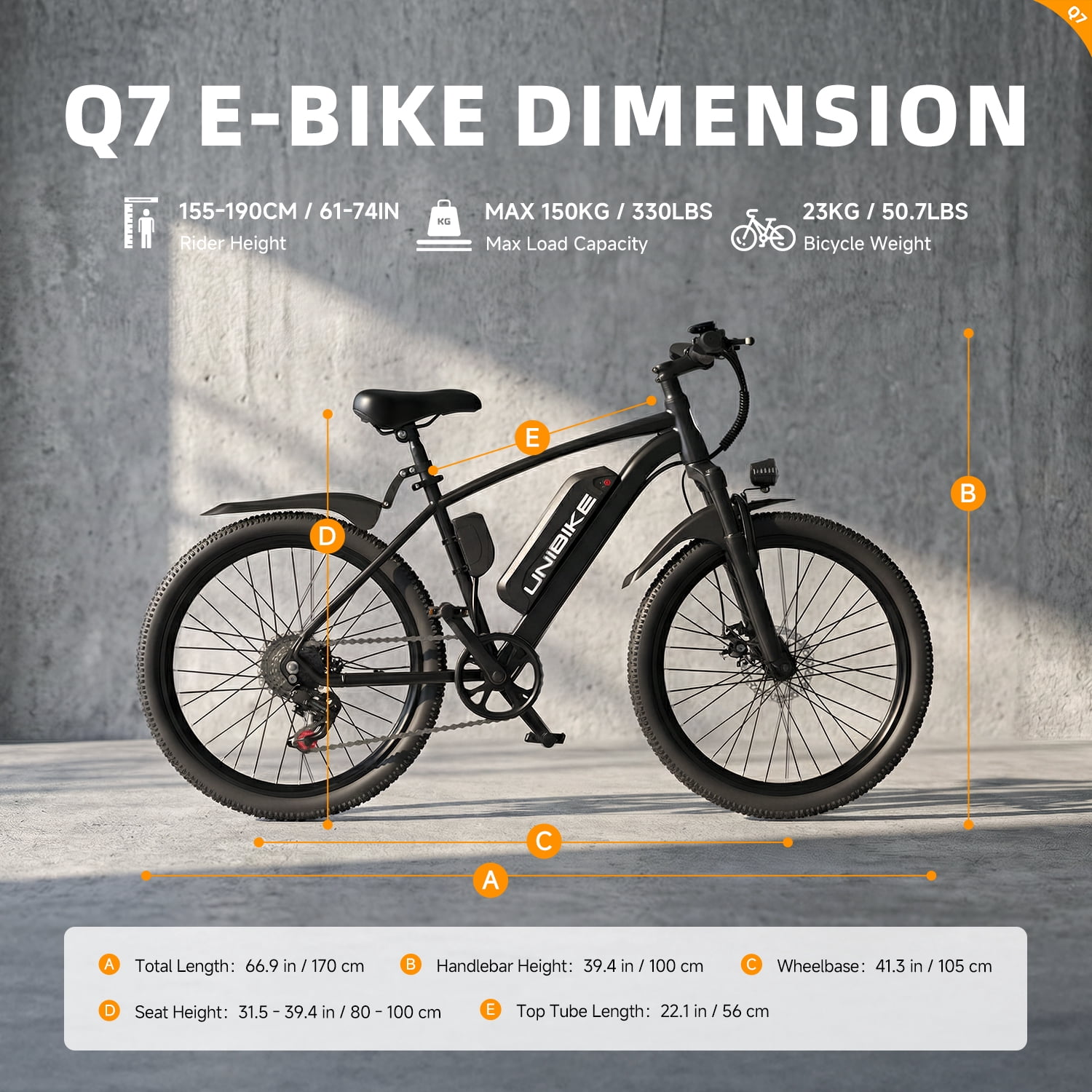 Meriavex 26 in Electric Mountain Bike, 748W Motor, 22 MPH Max Speed, 7-Speed, Removable Battery (Black, 26 in) f7xmj