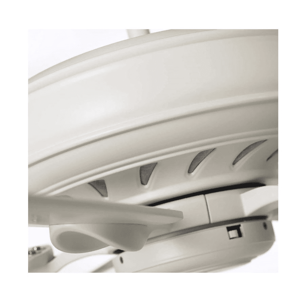 Luminance Kathy Ireland Home Penbrooke Eco Ceiling Fan with 6-Speed Wall Control (Satin White, 60 in) t7p6x