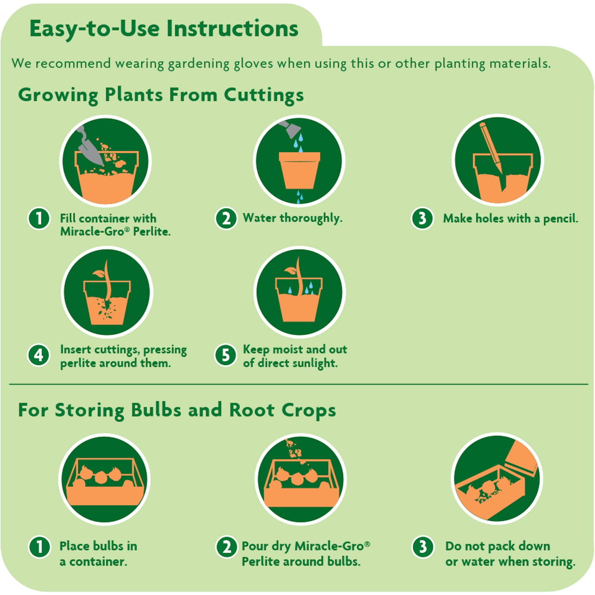 Miracle-Gro Perlite Soil Amendment for Drainage and Aeration (White, 8 qt.) k6die - Image 2