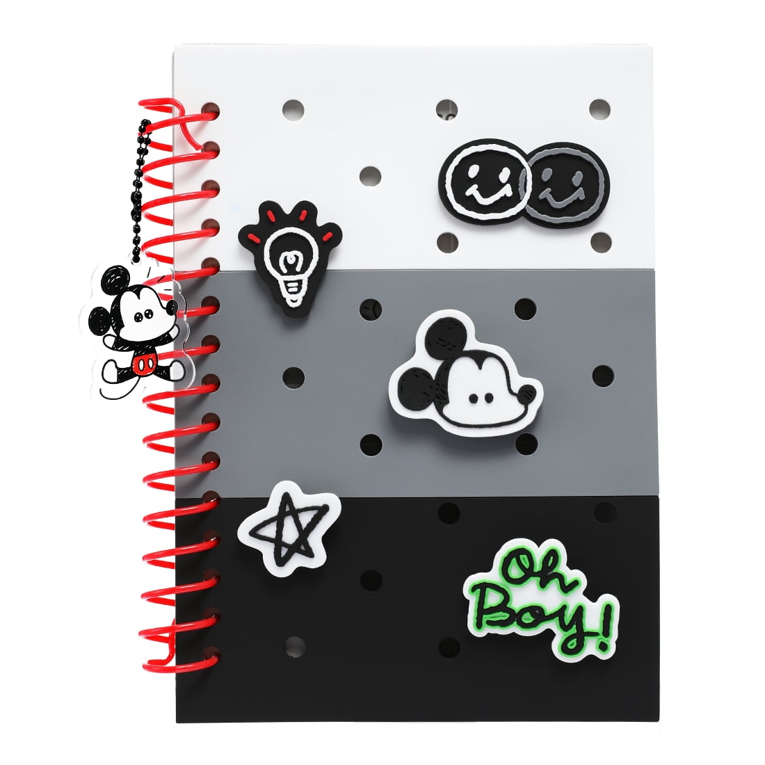 Miniso Disney Mickey Mouse Collection Spiral Notebook (80 Sheets) gnqqg