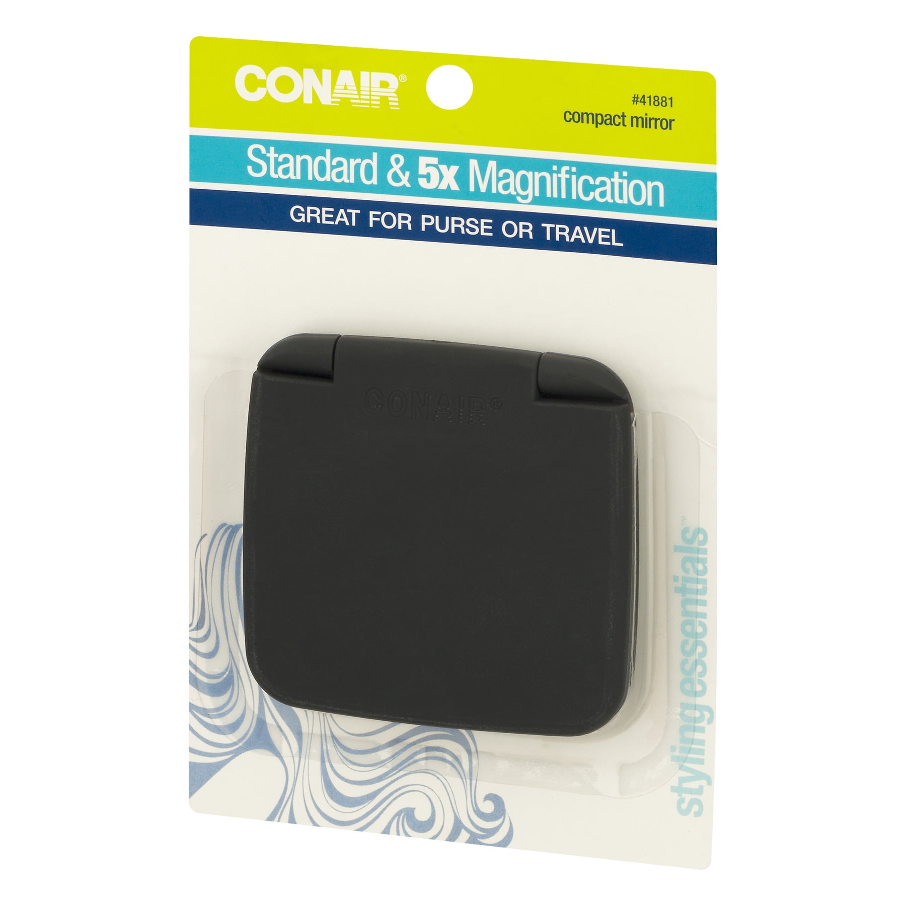 Conair Styling Essentials Compact Mirror (Black, 3 in) nh9jn
