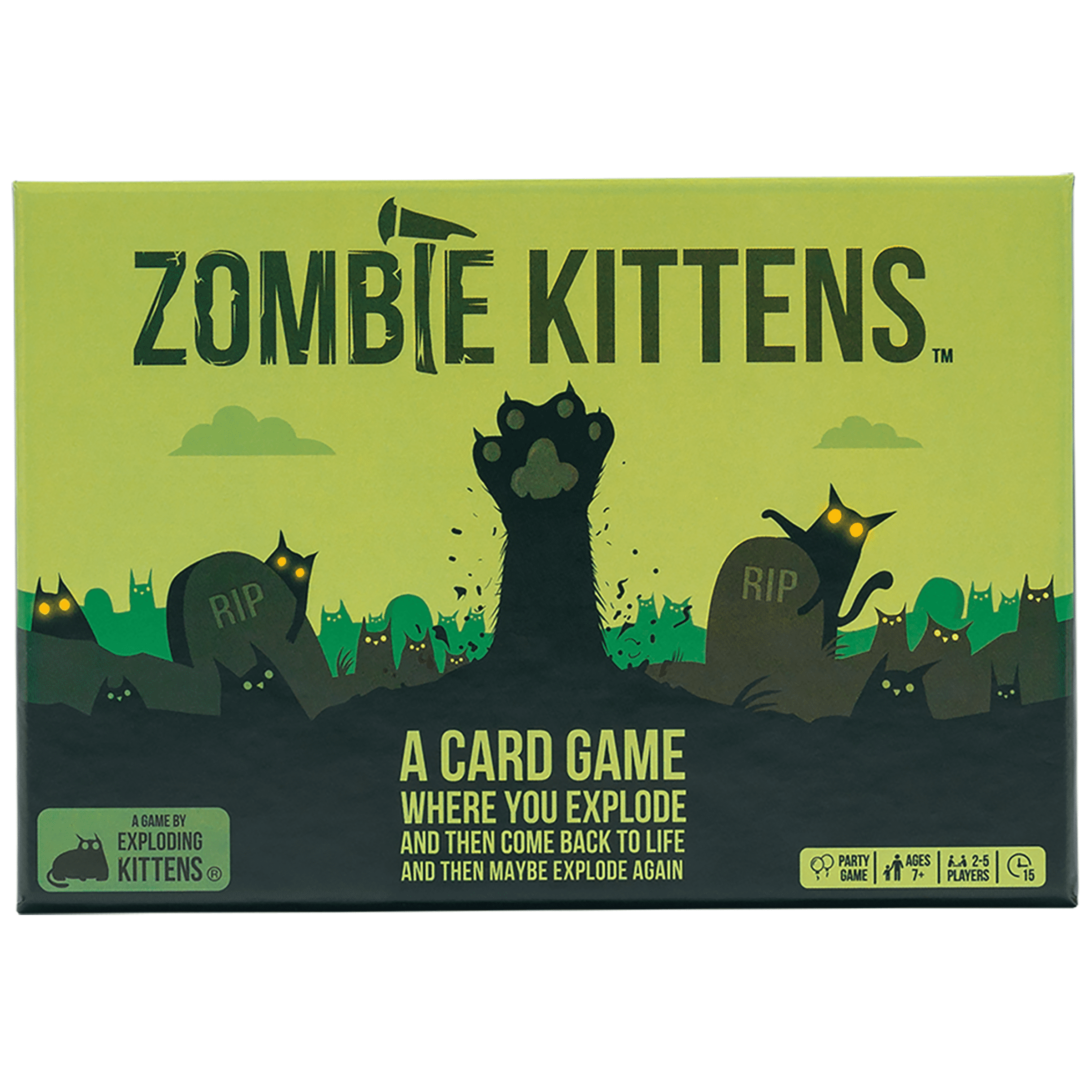 Exploding Kittens Zombie Kittens Party Game (Card Game, 61 Cards) orfjg