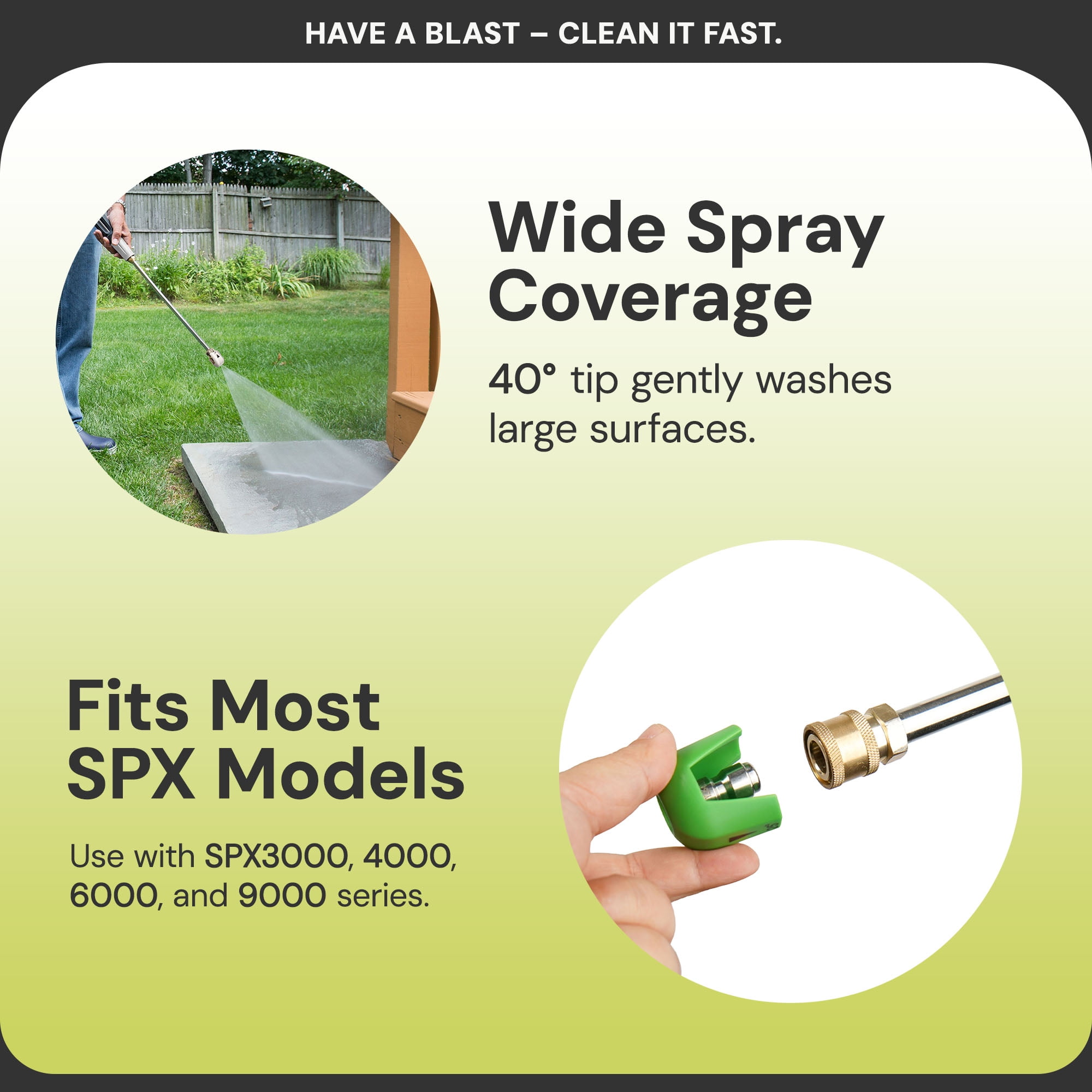 Sun Joe SPX3000-TPS Electric Pressure Washer Quick-Connect Spray Tip Set (Multicolor, 15-Piece Pack) 1j00d