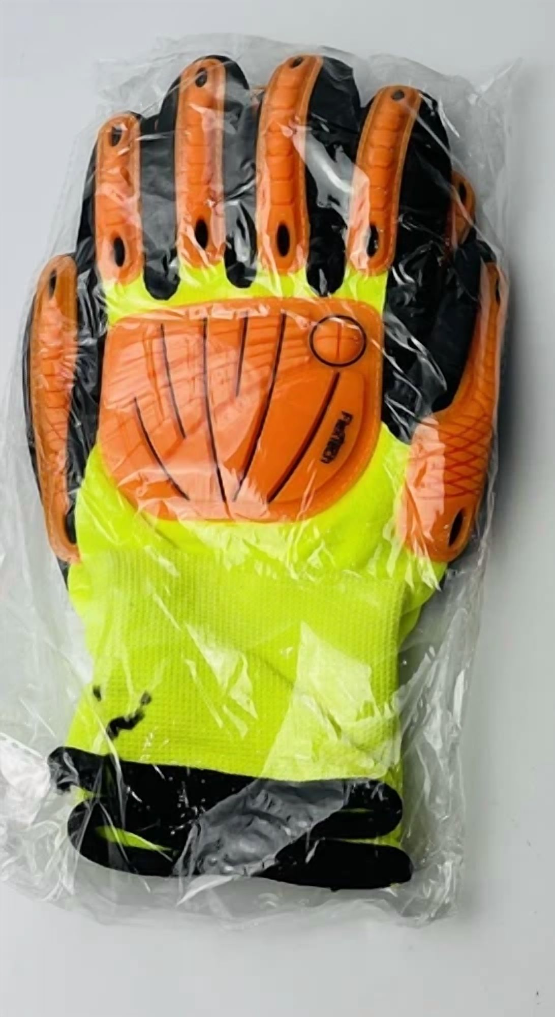 BRICK Flextech Thermal Work Gloves Impact and Cut Resistant Fleece Lined Hi-Viz (XXL) fe03v