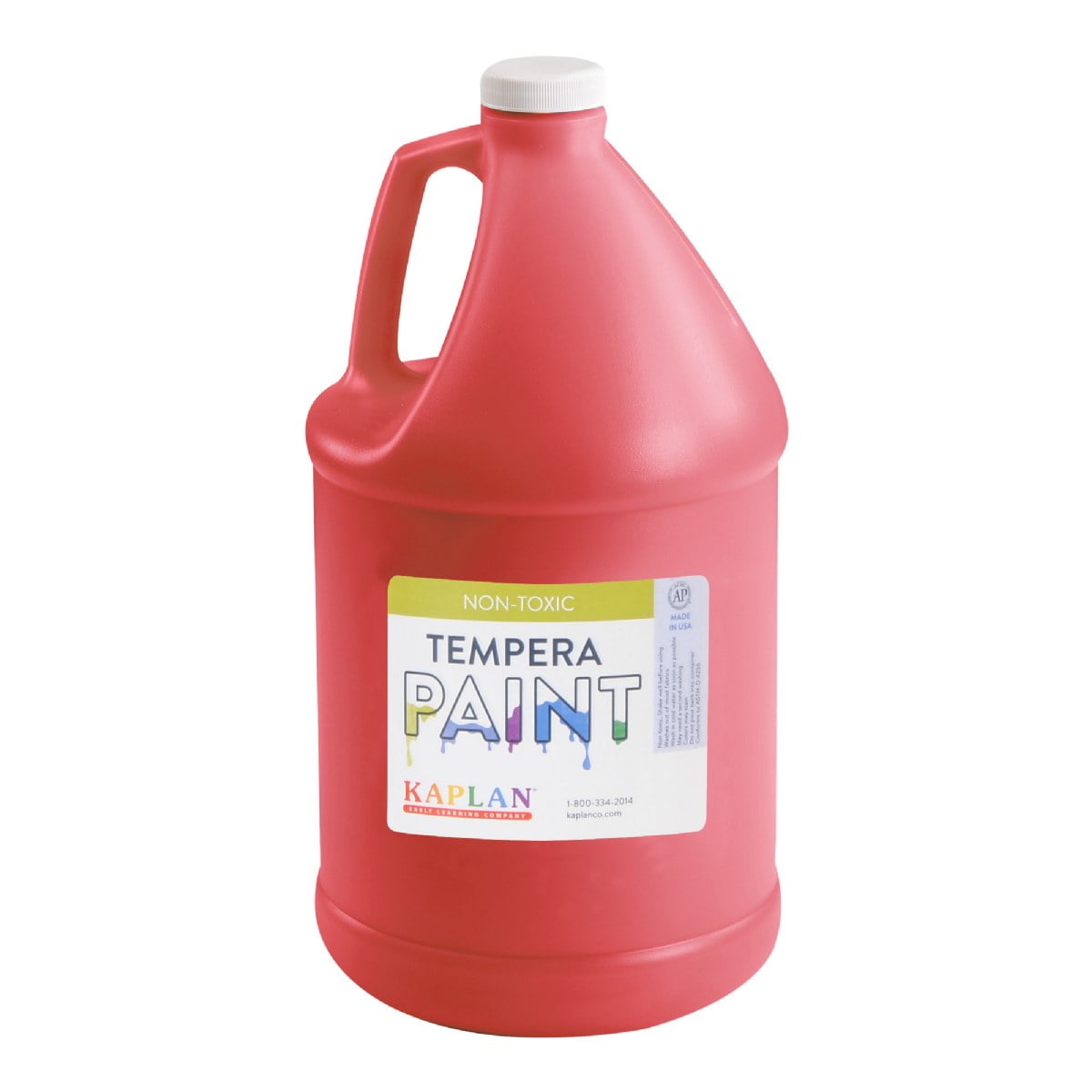 Kaplan Early Learning Company Tempera Paint Set, Vibrant Assorted Colors (8 Gallons) 76ves