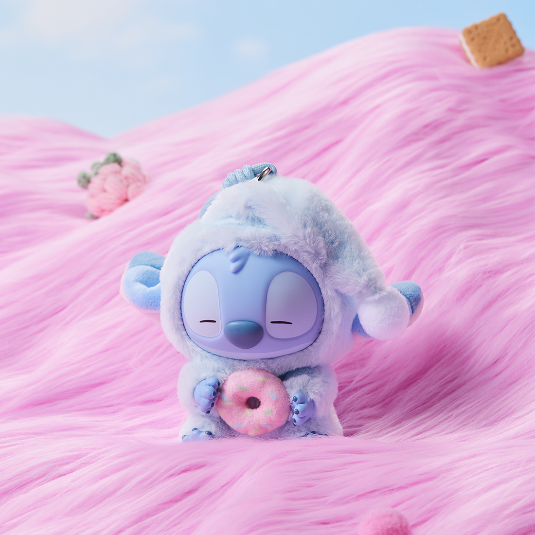 Miniso Disney Stitch Sleepy Snack Series Blind Box Plush Toy (Multicolor, 6.5 in) u3a5r