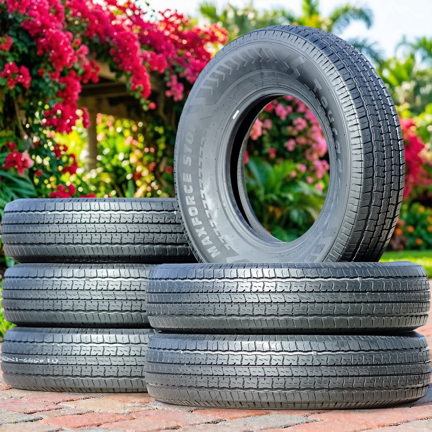 Tourador MaxForce ST01 Trailer Tire (ST175/80R13, 8 Ply, Load Range D) 61mtj