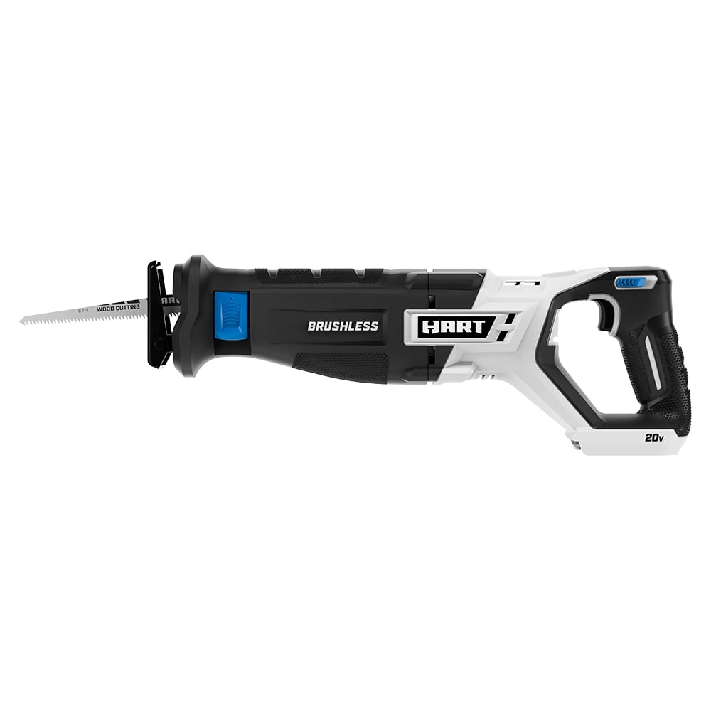 HART 20-Volt Brushless Reciprocating Saw Kit with 4Ah Battery and Charger (1.25 in Stroke Length) rv8uy