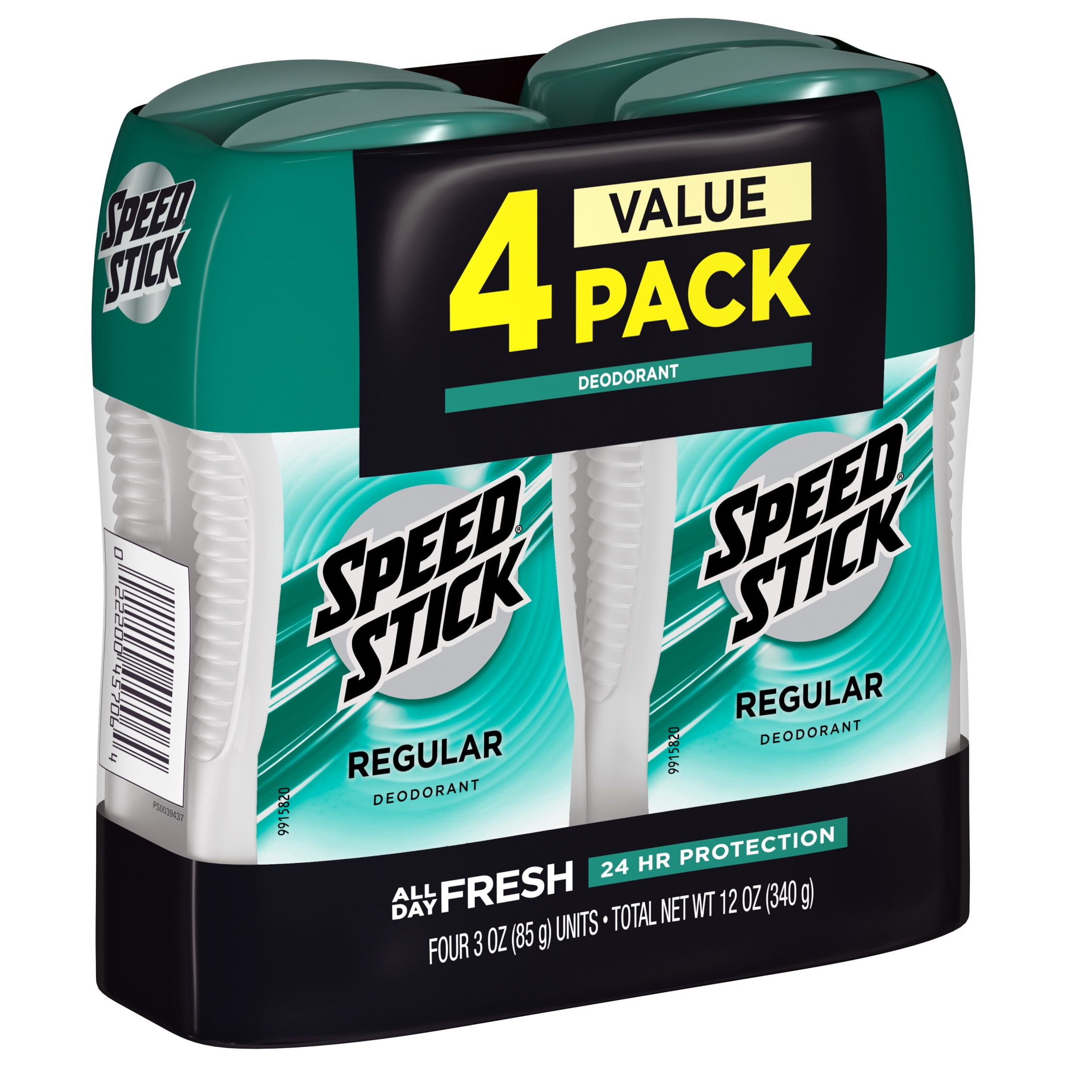 Speed Stick Men's Antiperspirant Deodorant, Regular Scent, Long-lasting Protection (3 oz, 4 Pack) imfva