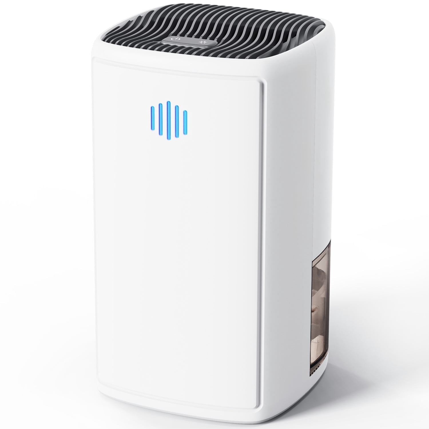 Kloudic Compact Dehumidifier for Home, Quiet Portable Air Dryer with Auto Shut Off (White, 37 oz) p15yx