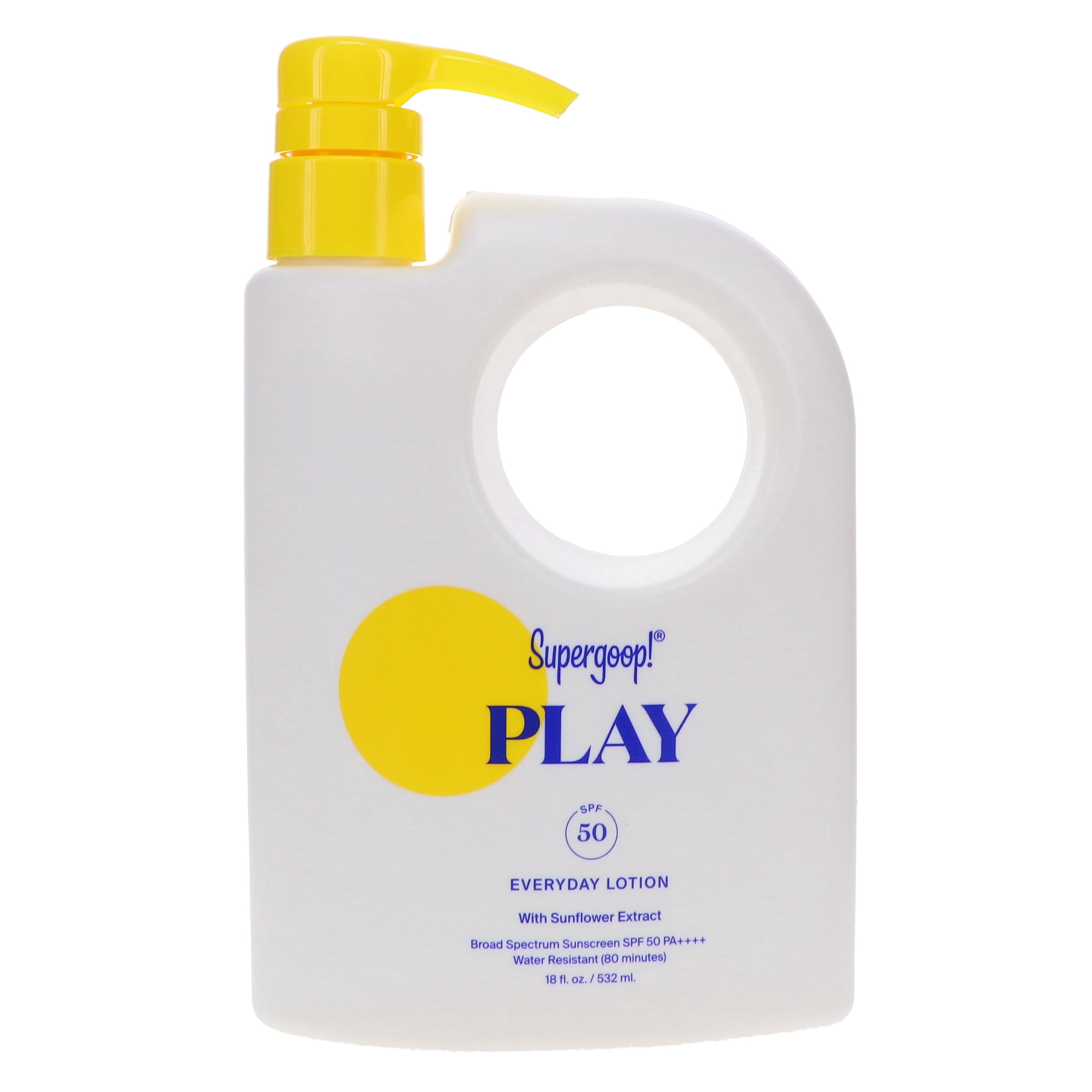 Supergoop! PLAY Everyday Sunscreen Lotion SPF 50 with Sunflower Extract (White, 18 oz) g31f1
