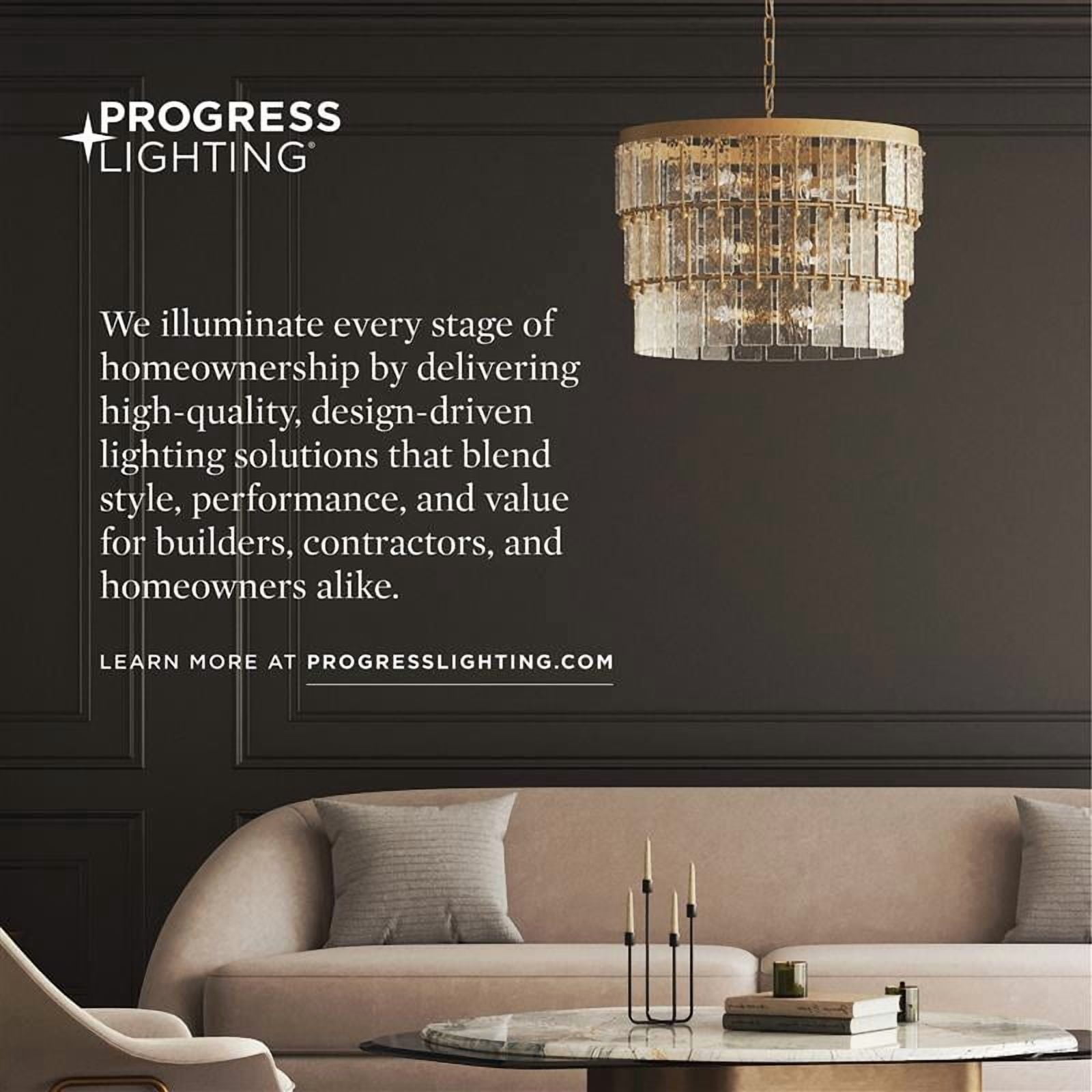 Progress Lighting Inspire Collection Two-Light Flush Mount Ceiling Fixture (Brushed Nickel, 13 in) 8szt6