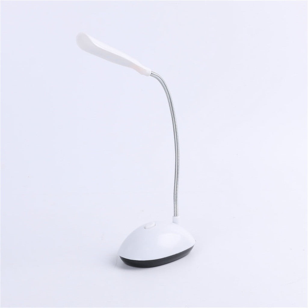 Moocorvic LED Desk Lamp with Touch Control and Flexible Neck (White, 2 in) ycatx