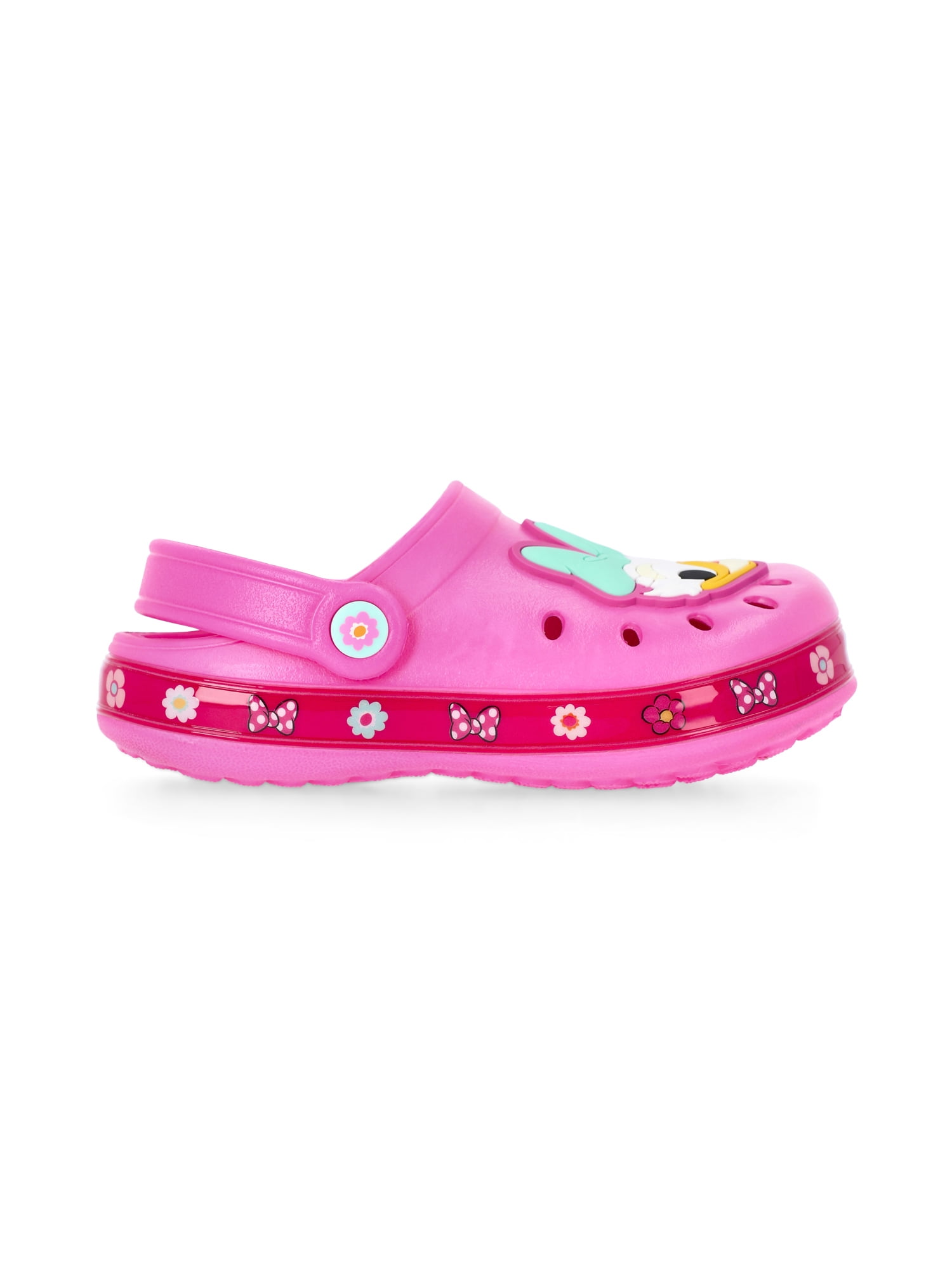 Minnie Mouse Toddler Girls Clog Sandals Lightweight Slip-on Water Shoes (Pink, 6 Toddler) kvdt1
