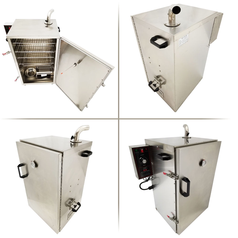 Preasion Commercial Vertical Digital Electric BBQ Meat Smoker for Beef and Sausage (Silver, 5 Racks) c2y4f